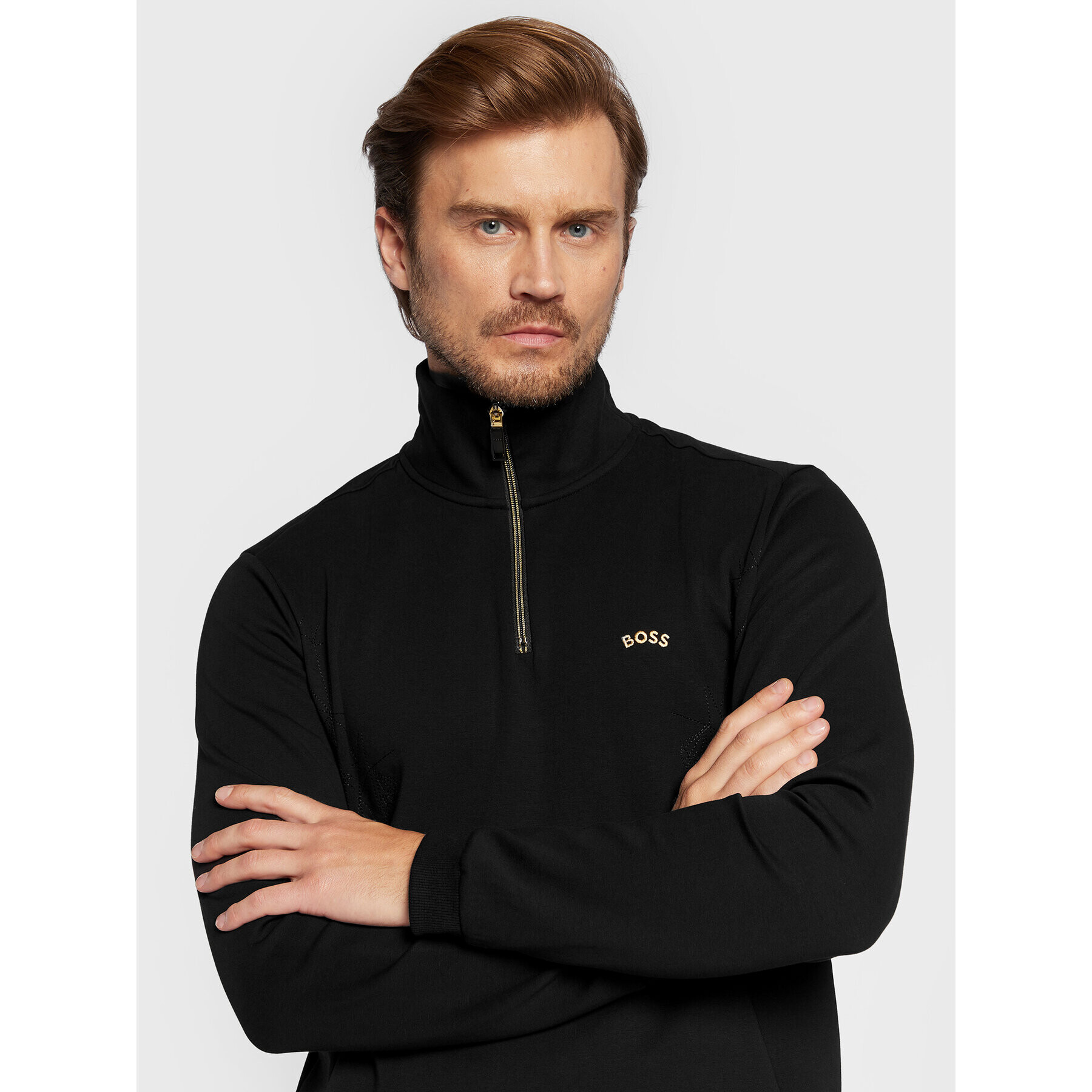 Boss Mikina Sweat 2 50477123 Černá Regular Fit - Pepit.cz