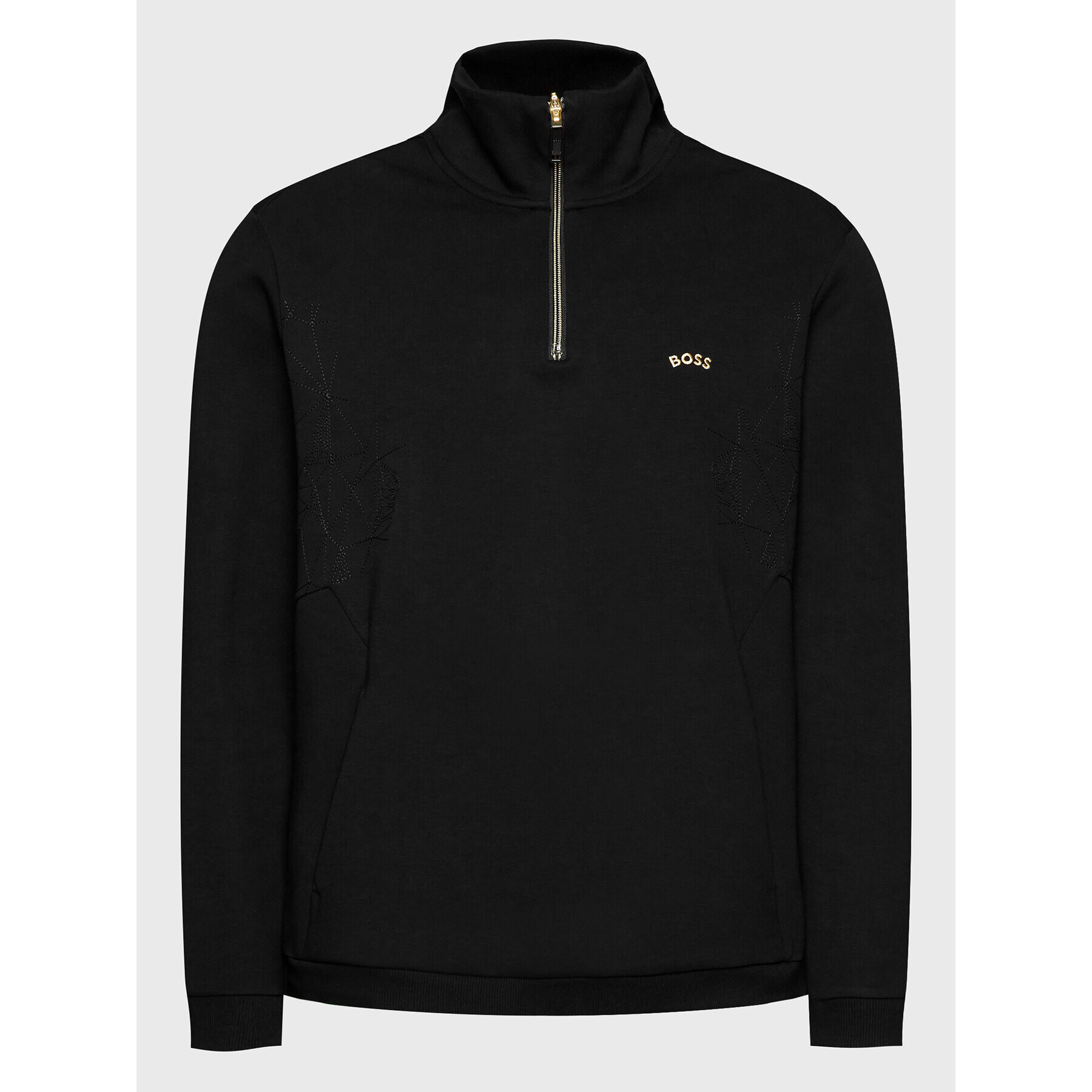 Boss Mikina Sweat 2 50477123 Černá Regular Fit - Pepit.cz