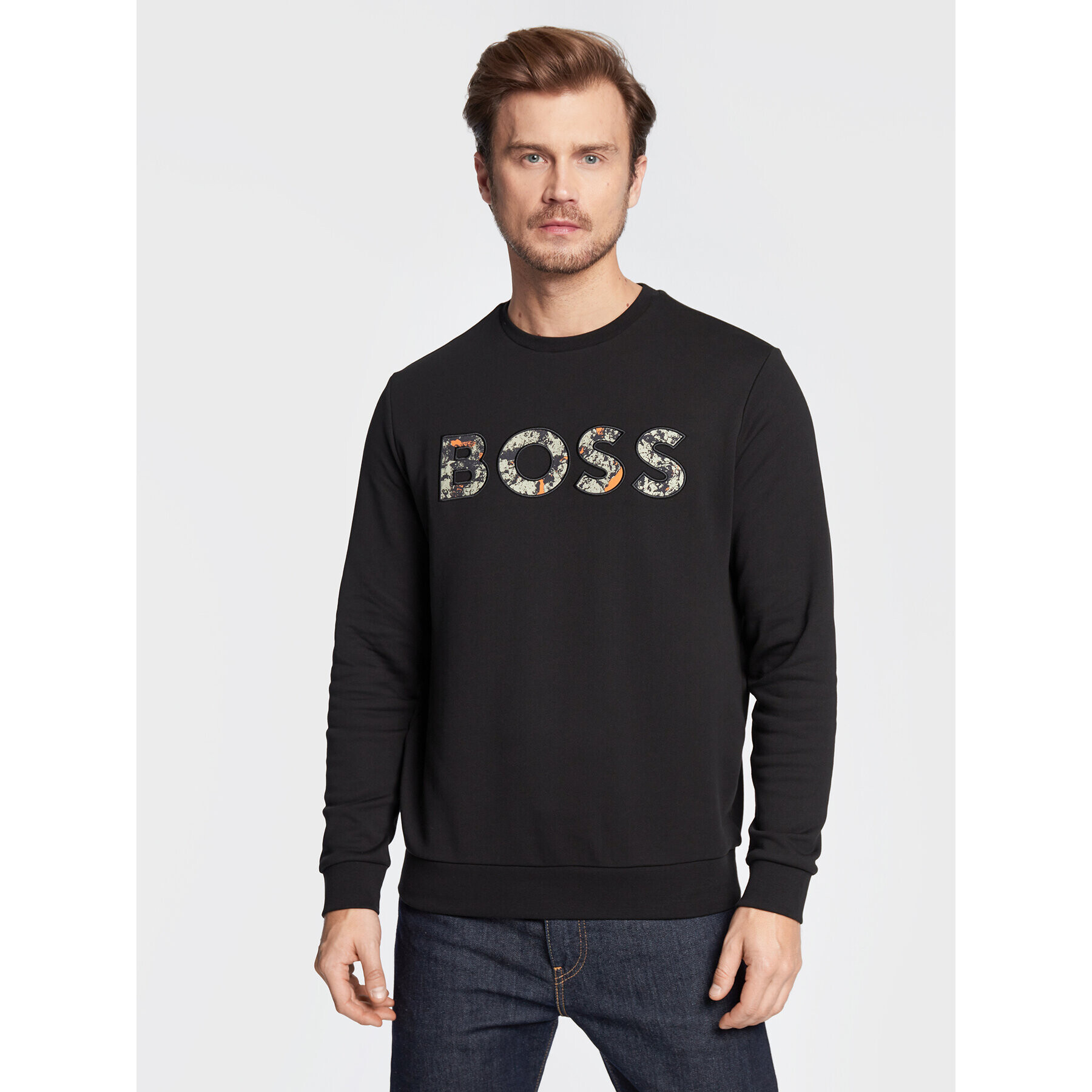 Boss Mikina We 50476140 Černá Regular Fit - Pepit.cz