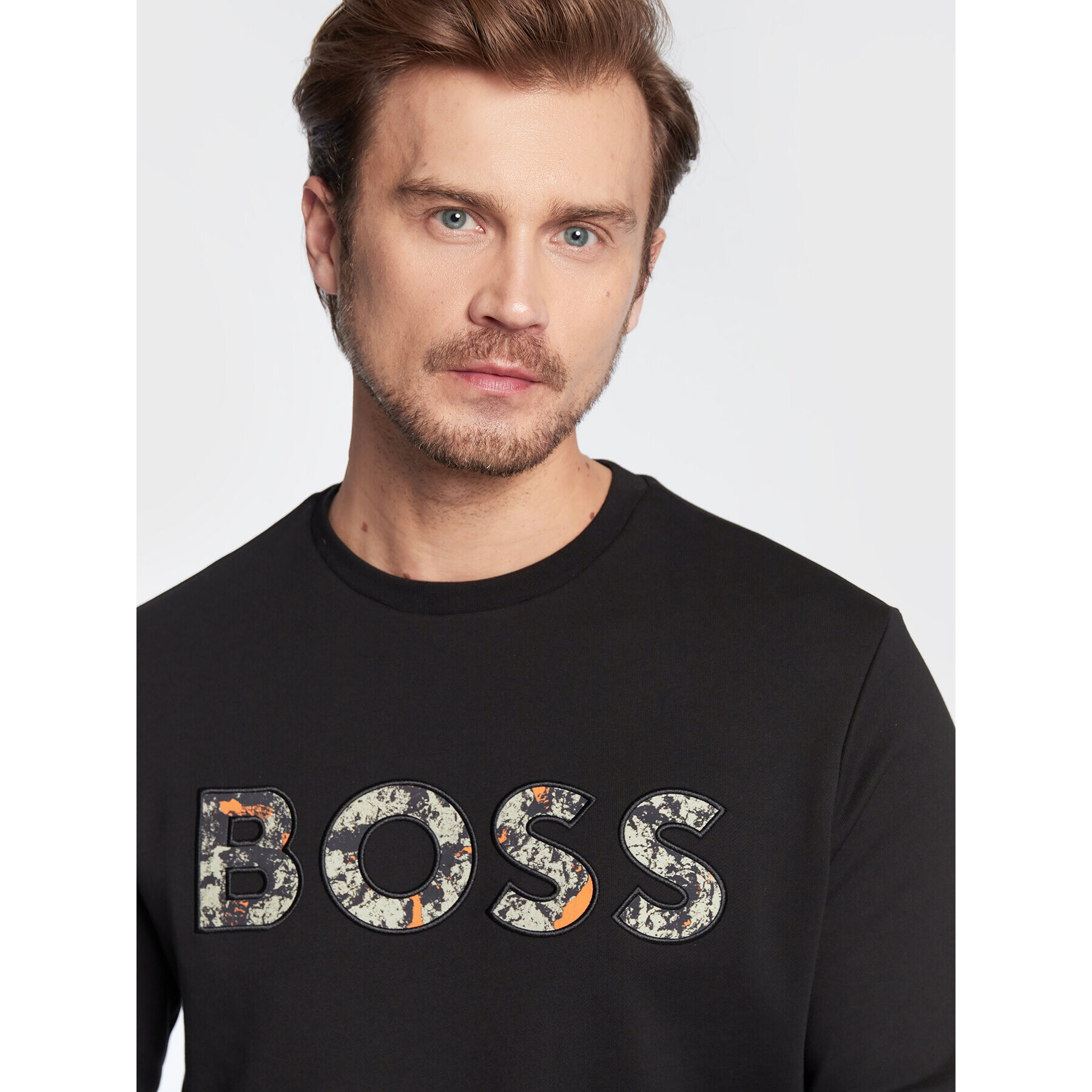 Boss Mikina We 50476140 Černá Regular Fit - Pepit.cz