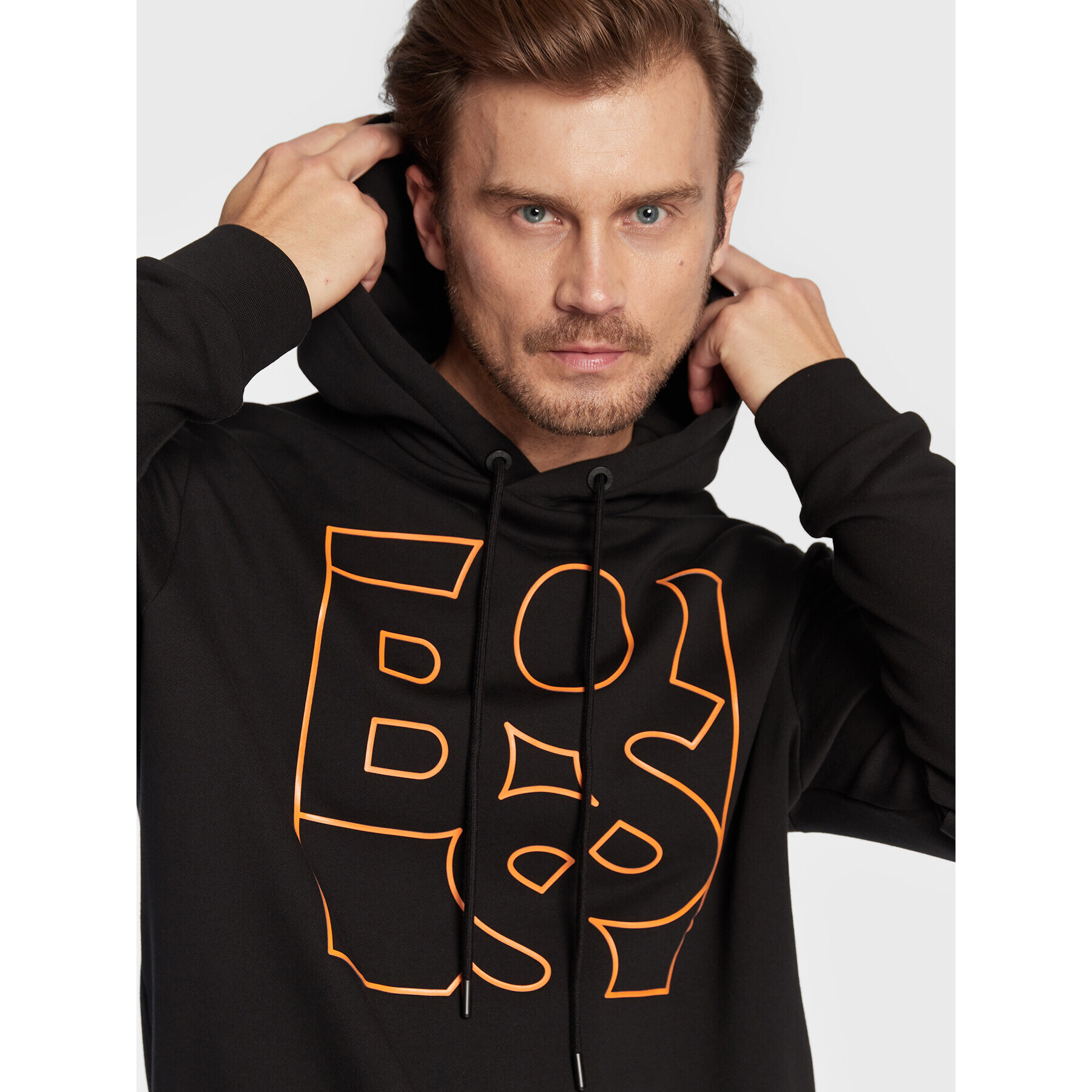 Boss Mikina Weboxy 50477519 Černá Regular Fit - Pepit.cz