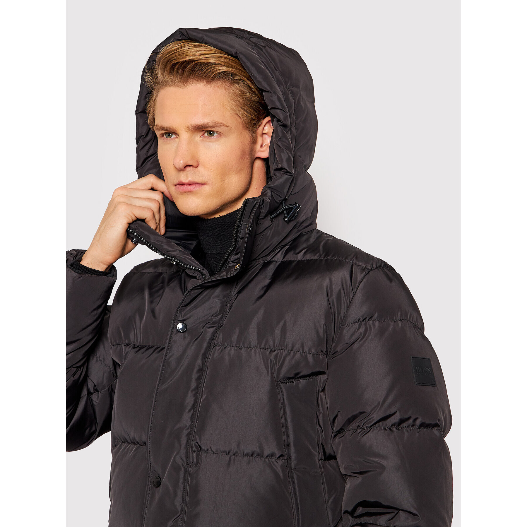 Boss Parka Demalo 50454481 Černá Regular Fit - Pepit.cz