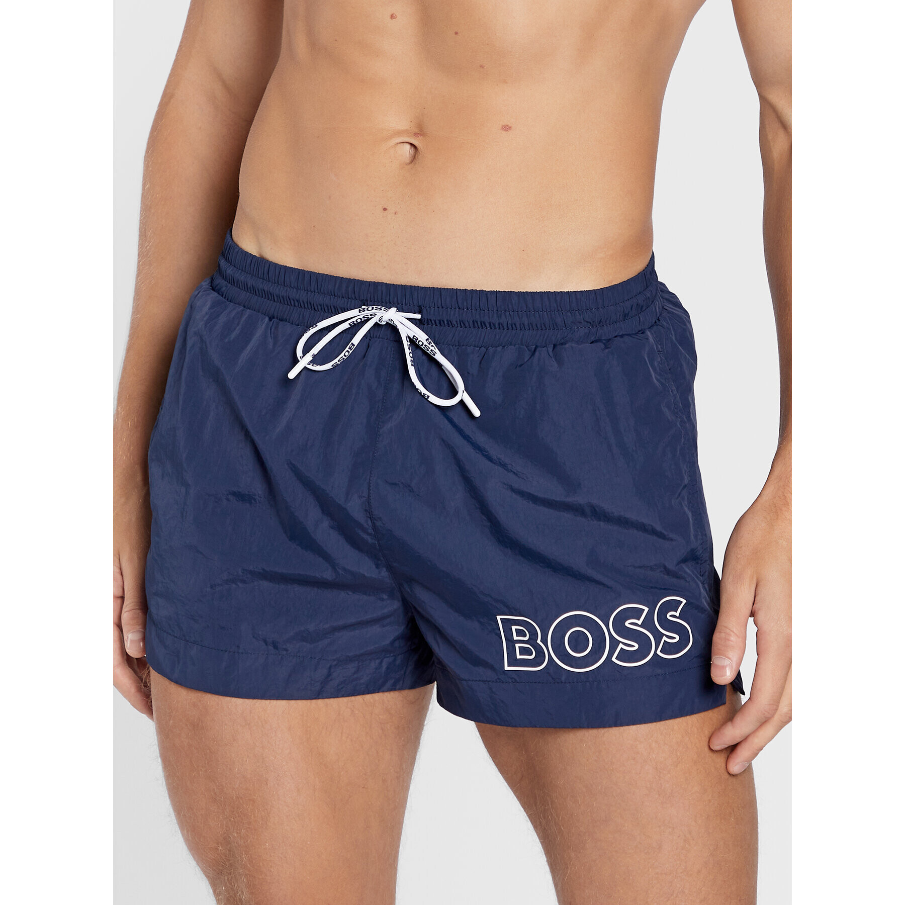 Boss Plavecké šortky Mooneye 50469280 Tmavomodrá Regular Fit - Pepit.cz