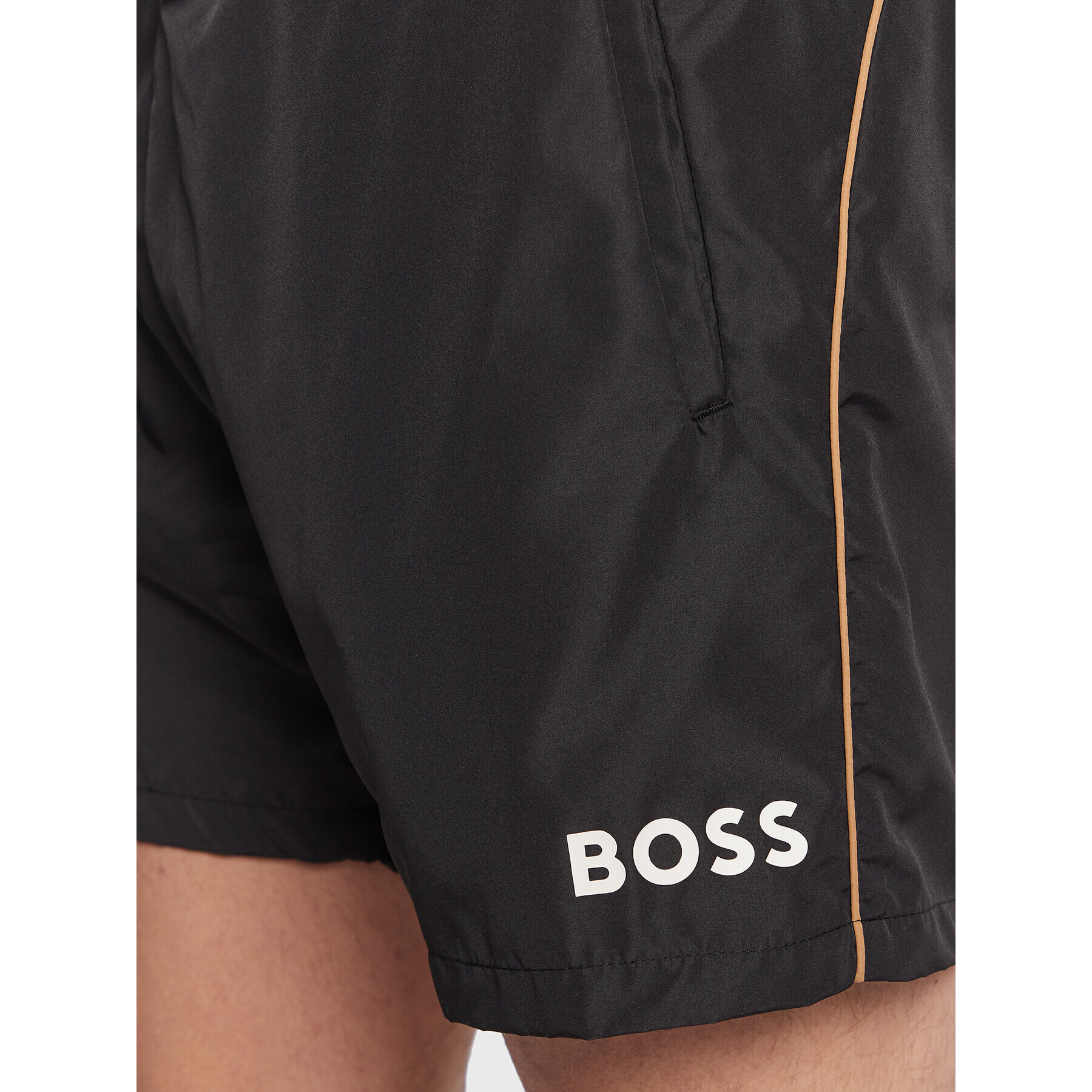 Boss Plavecké šortky Starfish 50469302 Černá Regular Fit - Pepit.cz