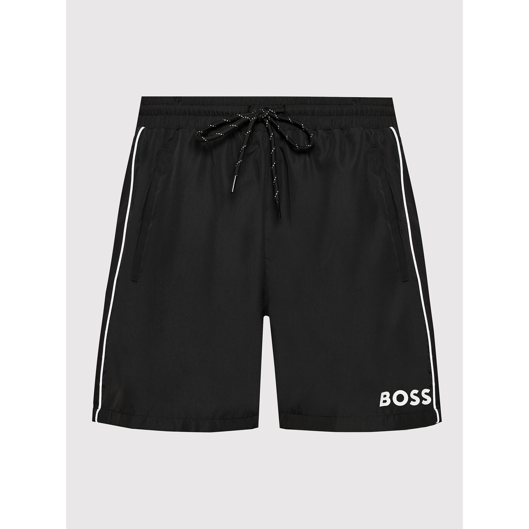 Boss Plavecké šortky Starfish 50469607 Černá Regular Fit - Pepit.cz