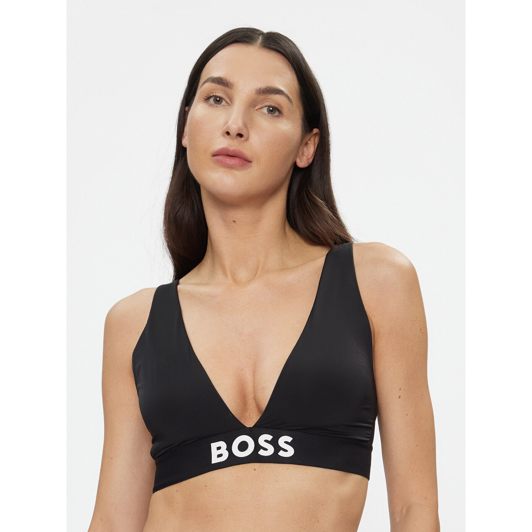 Boss Podprsenka Bralette Triangle Padded Stmt 50497878 Černá - Pepit.cz