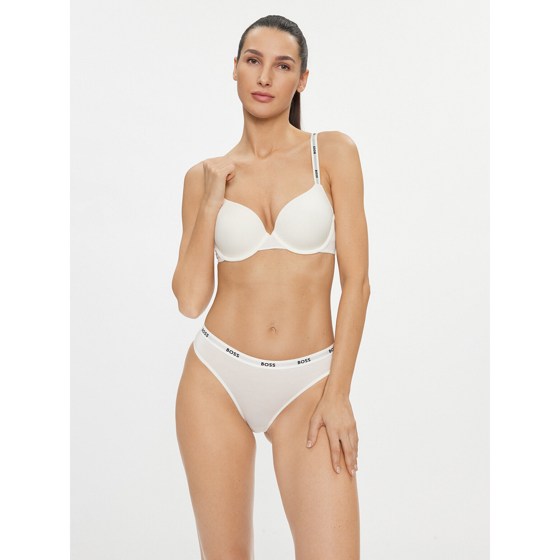 Boss Podprsenka s kosticemi Underwire Bra Cl 50502738 Bílá - Pepit.cz