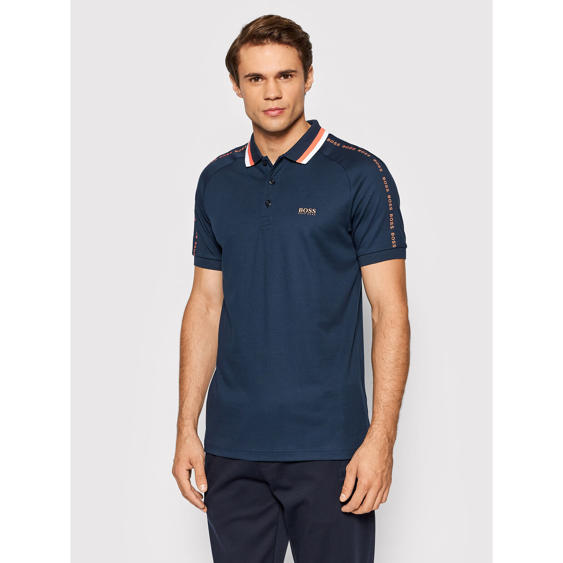 Boss Polokošile -50452874 50452874 Tmavomodrá Slim Fit - Pepit.cz