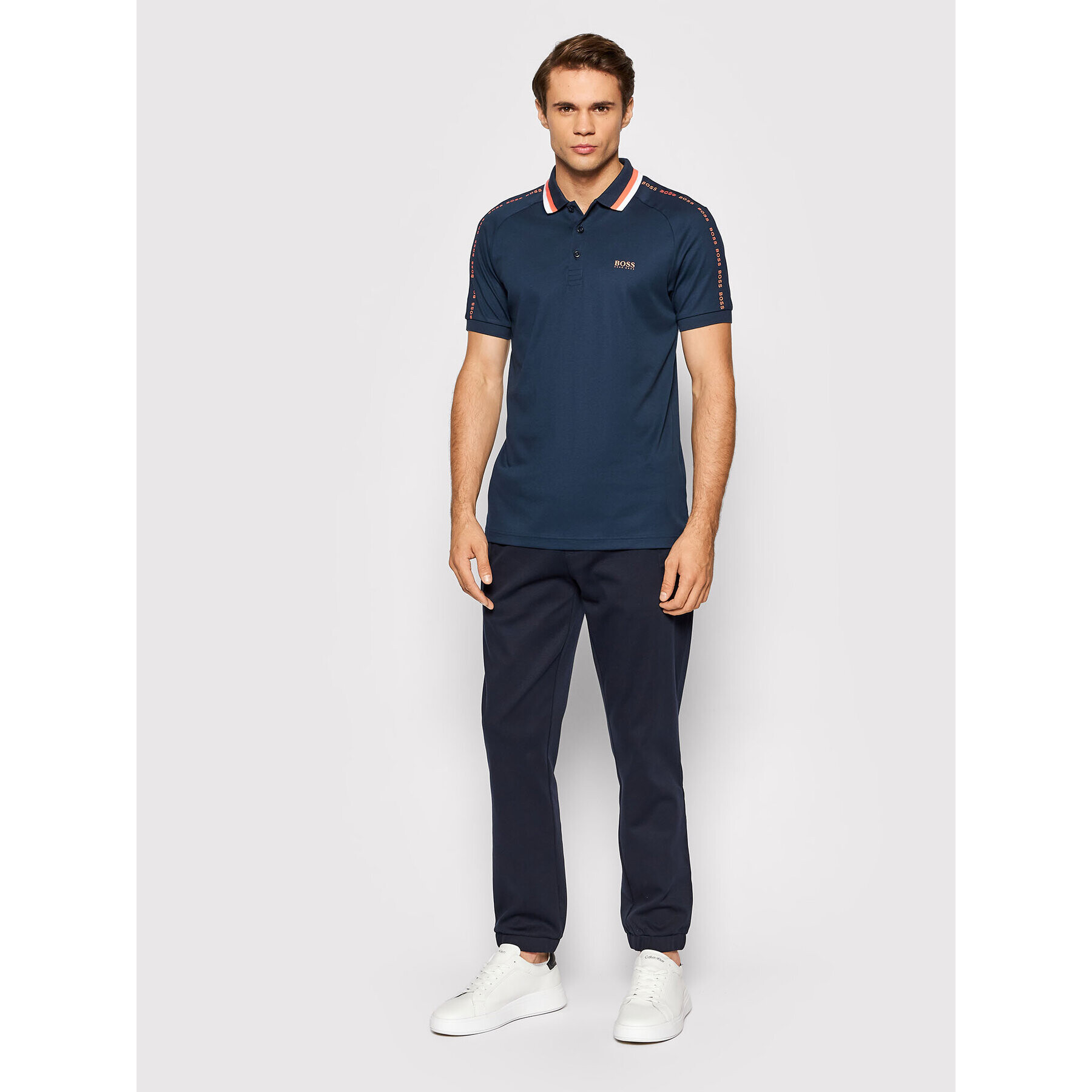 Boss Polokošile -50452874 50452874 Tmavomodrá Slim Fit - Pepit.cz