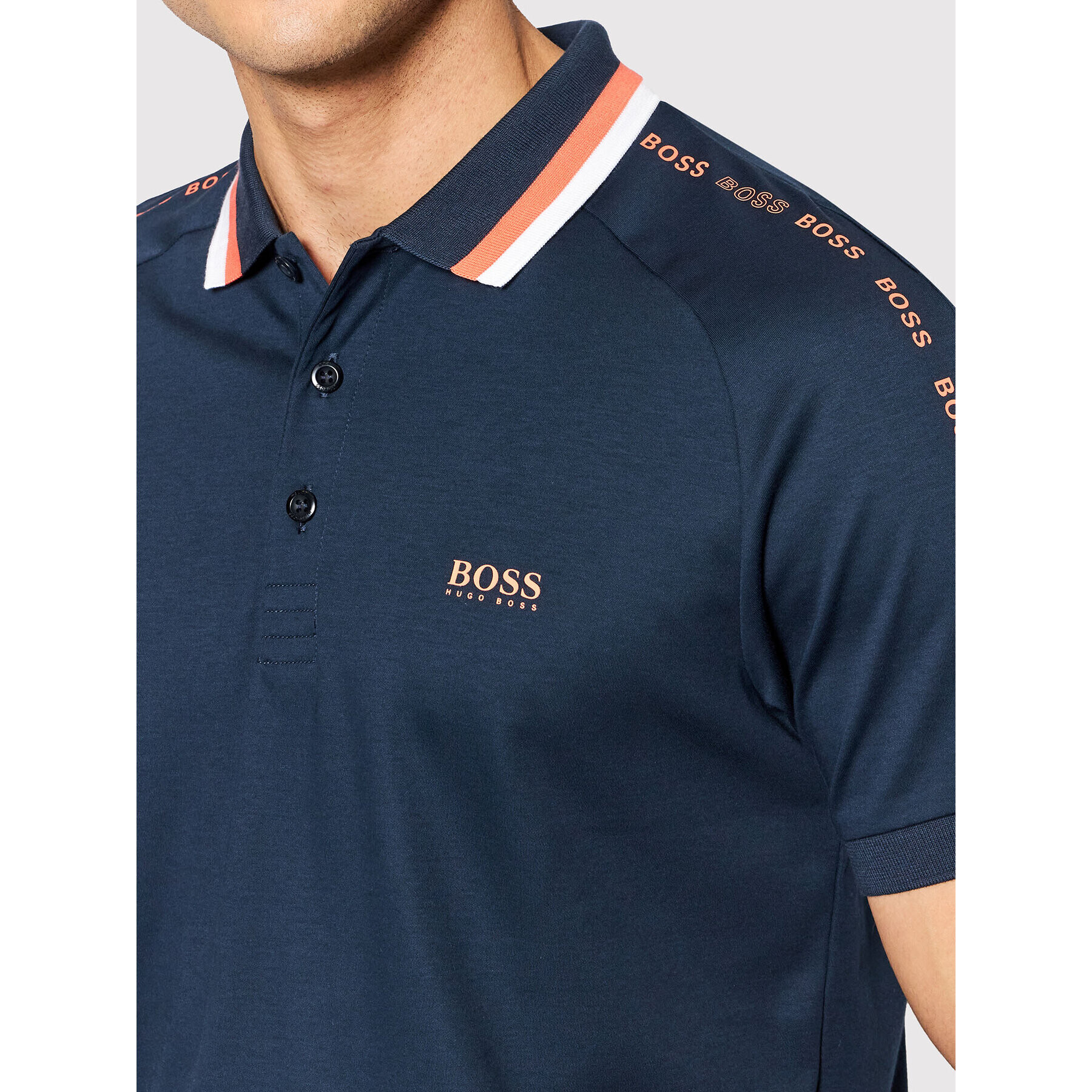 Boss Polokošile -50452874 50452874 Tmavomodrá Slim Fit - Pepit.cz