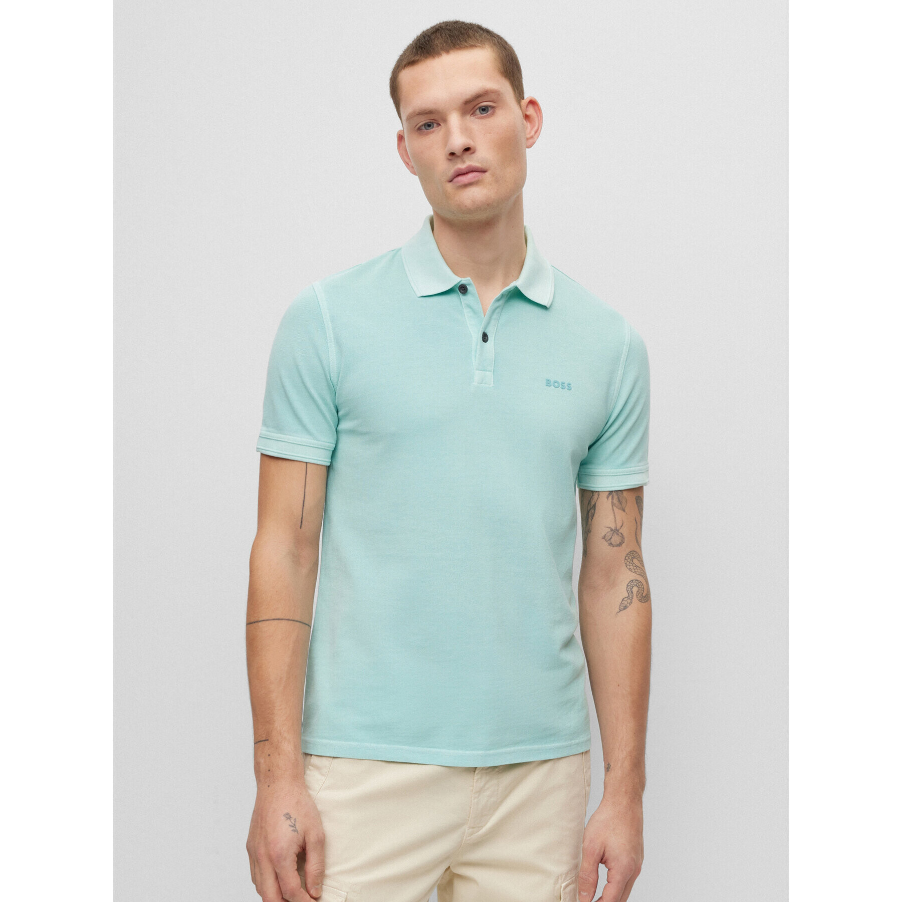 Boss Polokošile 50468576 Modrá Slim Fit - Pepit.cz