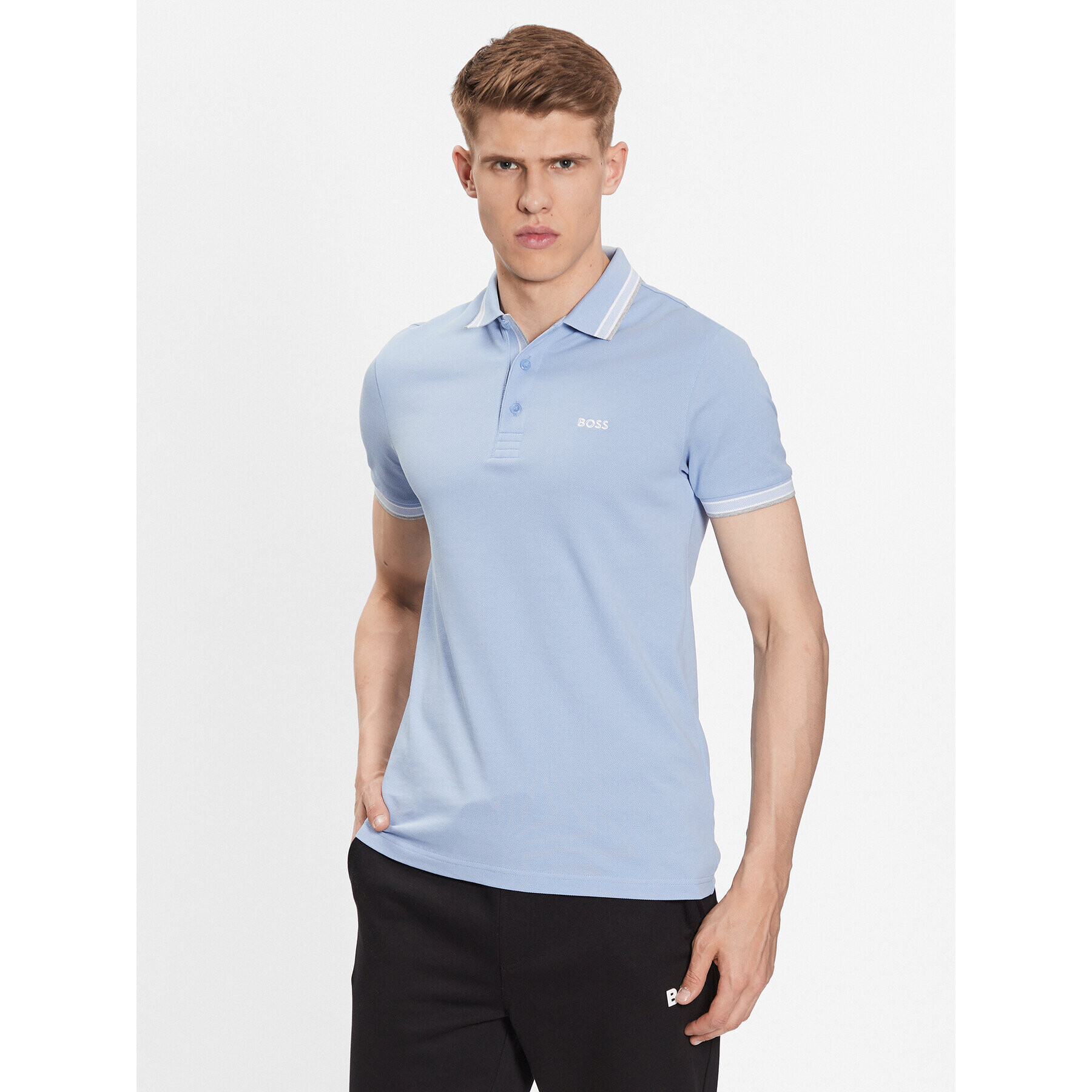 Boss Polokošile 50468983 Modrá Regular Fit - Pepit.cz