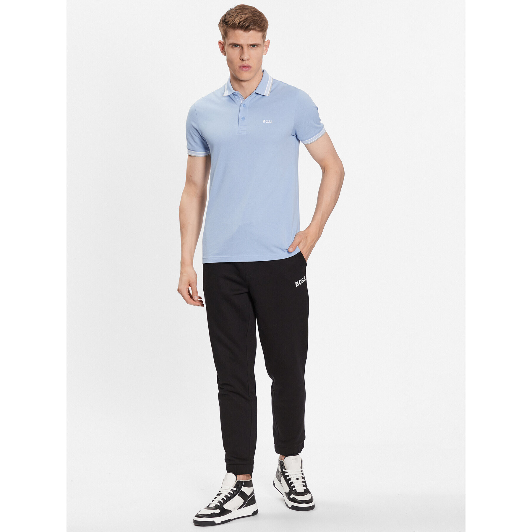 Boss Polokošile 50468983 Modrá Regular Fit - Pepit.cz