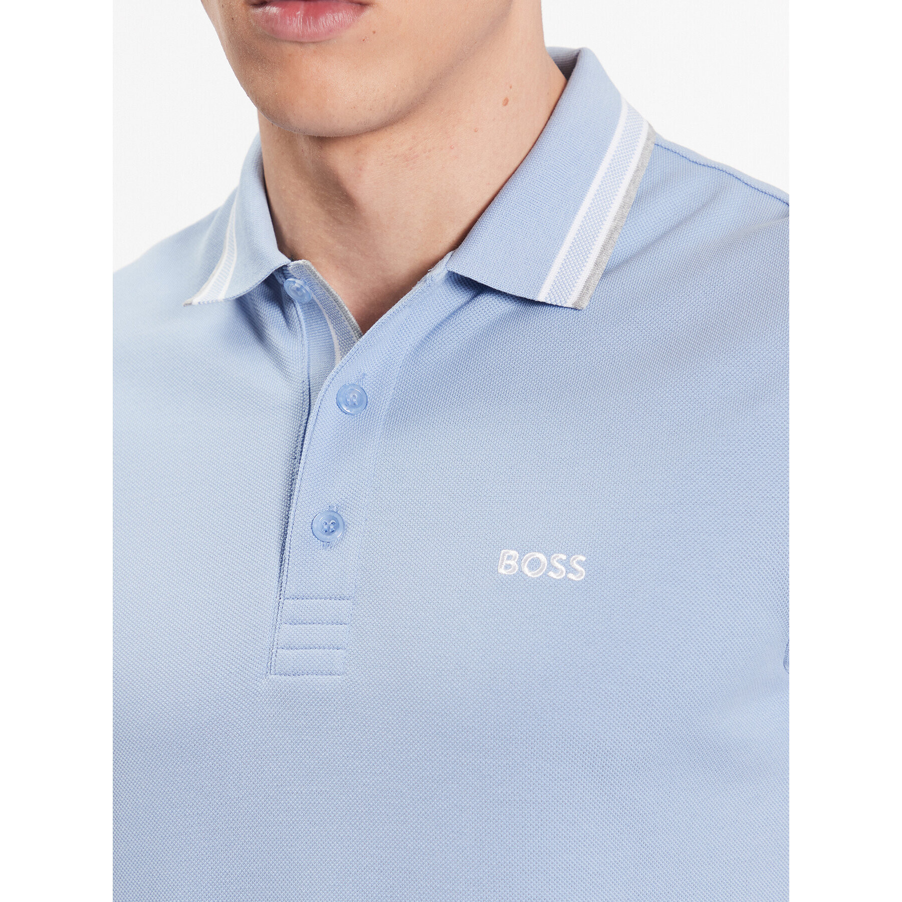 Boss Polokošile 50468983 Modrá Regular Fit - Pepit.cz