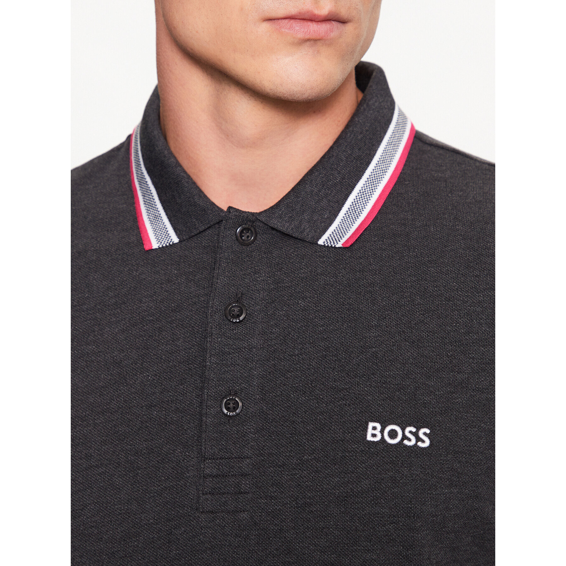 Boss Polokošile 50468983 Šedá Regular Fit - Pepit.cz