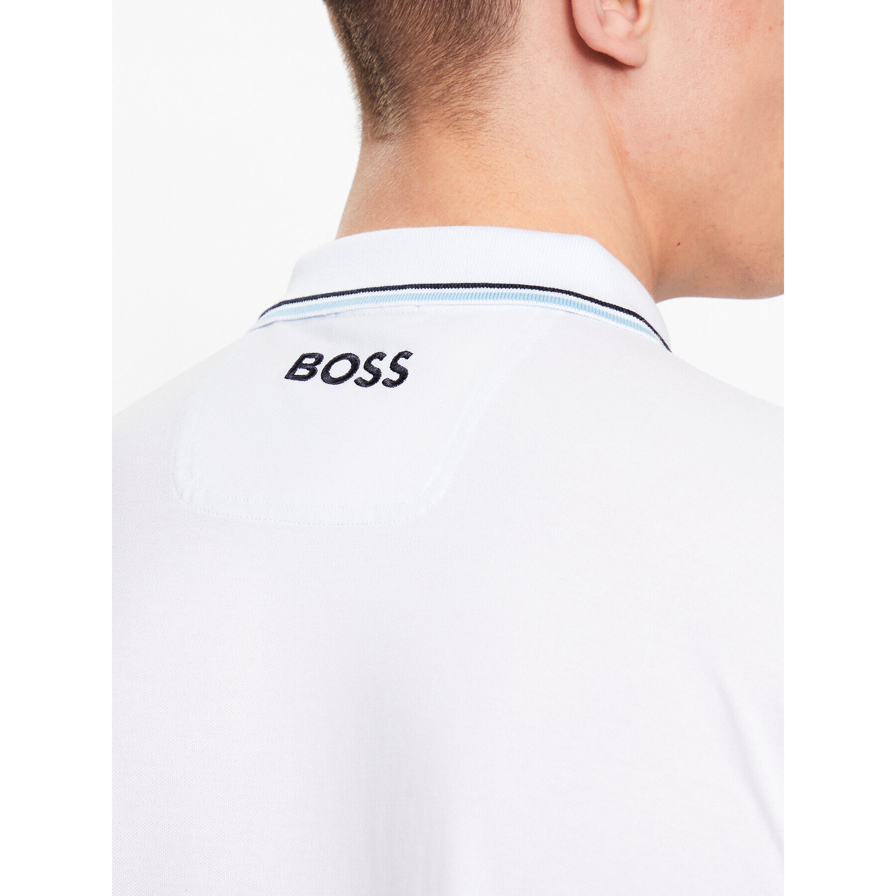 Boss Polokošile 50469094 Bílá Regular Fit - Pepit.cz