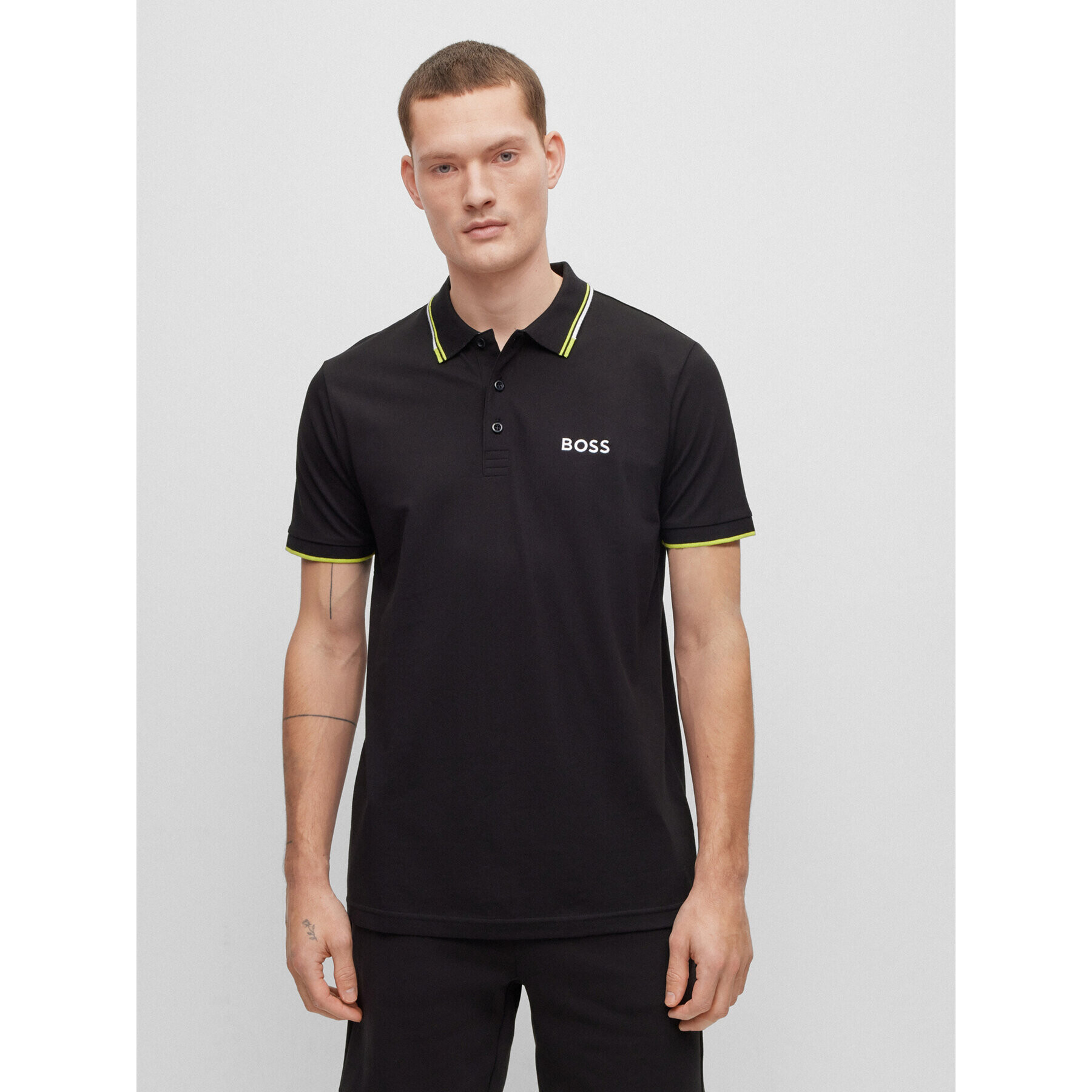 Boss Polokošile 50469094 Černá Regular Fit - Pepit.cz