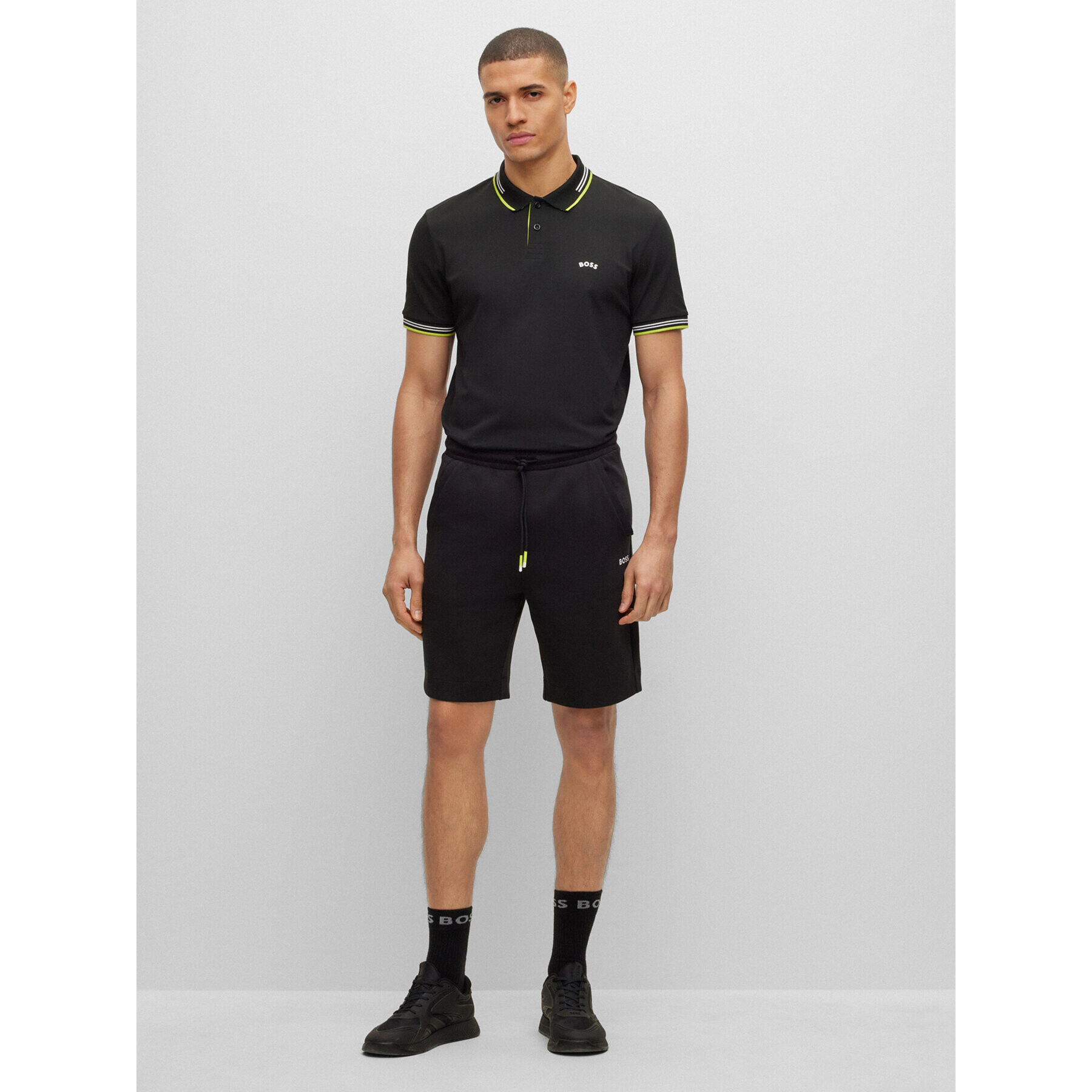 Boss Polokošile 50469245 Černá Slim Fit - Pepit.cz