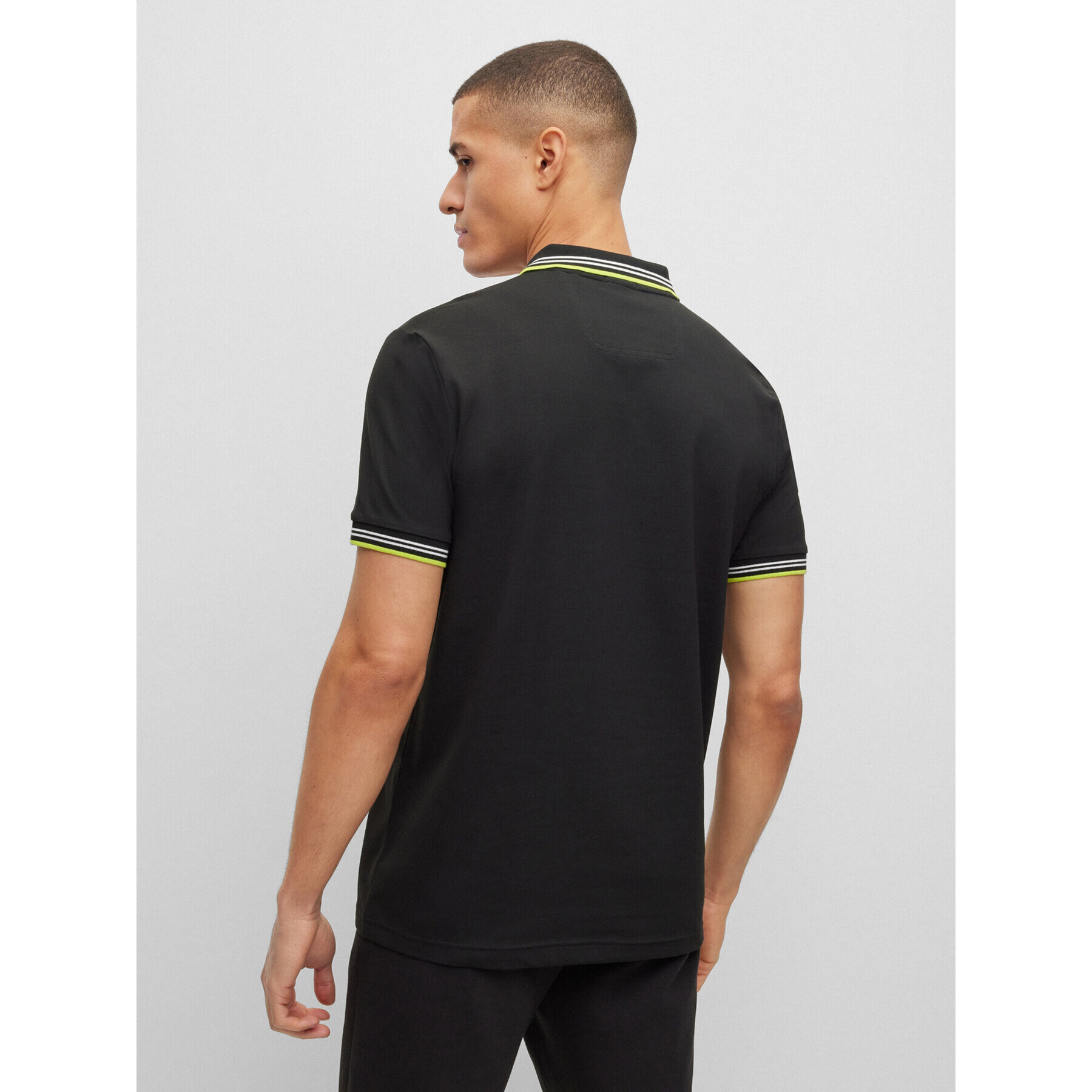 Boss Polokošile 50469245 Černá Slim Fit - Pepit.cz