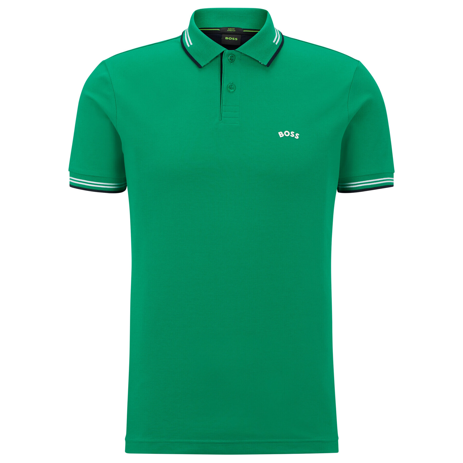 Boss Polokošile 50469245 Zelená Slim Fit - Pepit.cz