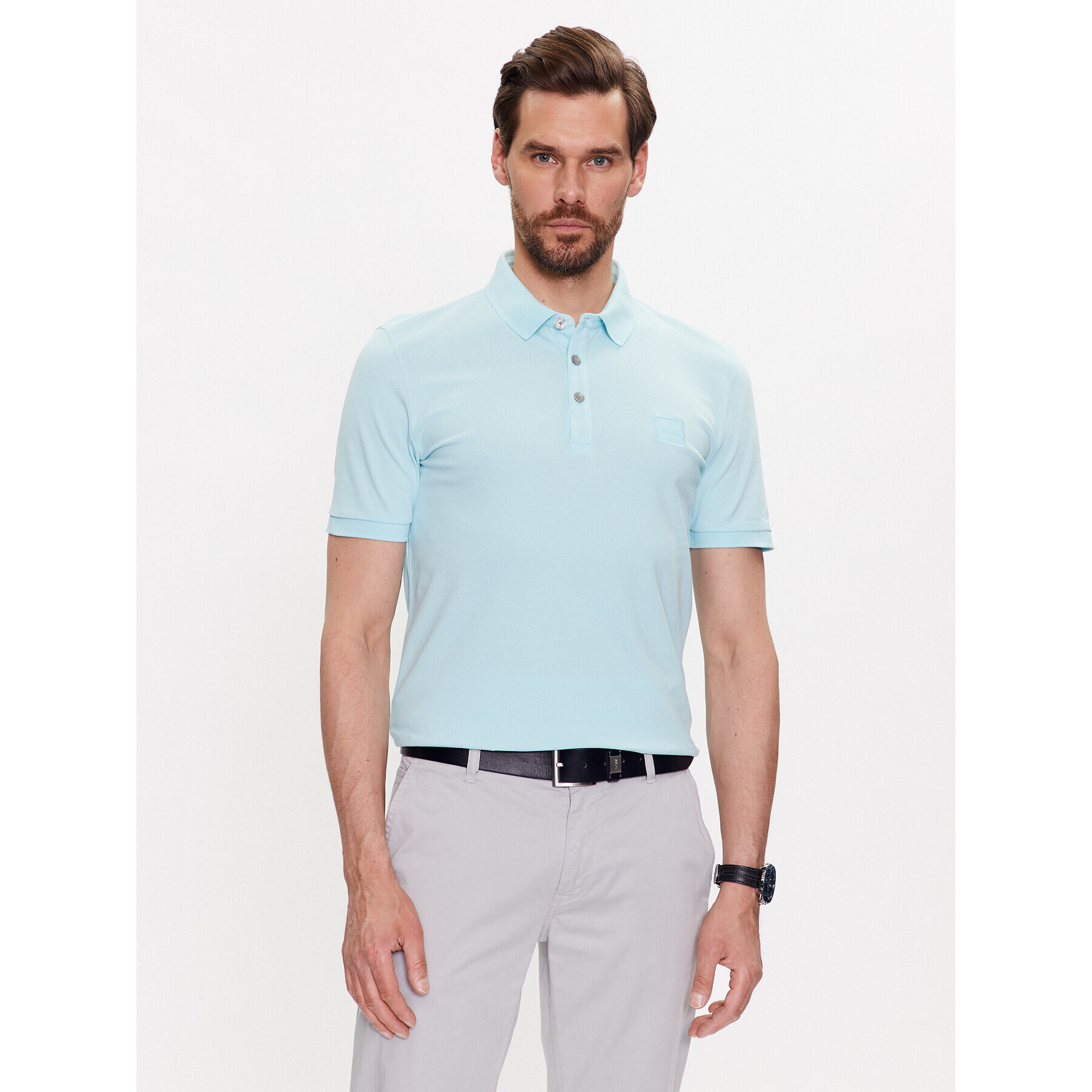 Boss Polokošile 50472668 Modrá Slim Fit - Pepit.cz