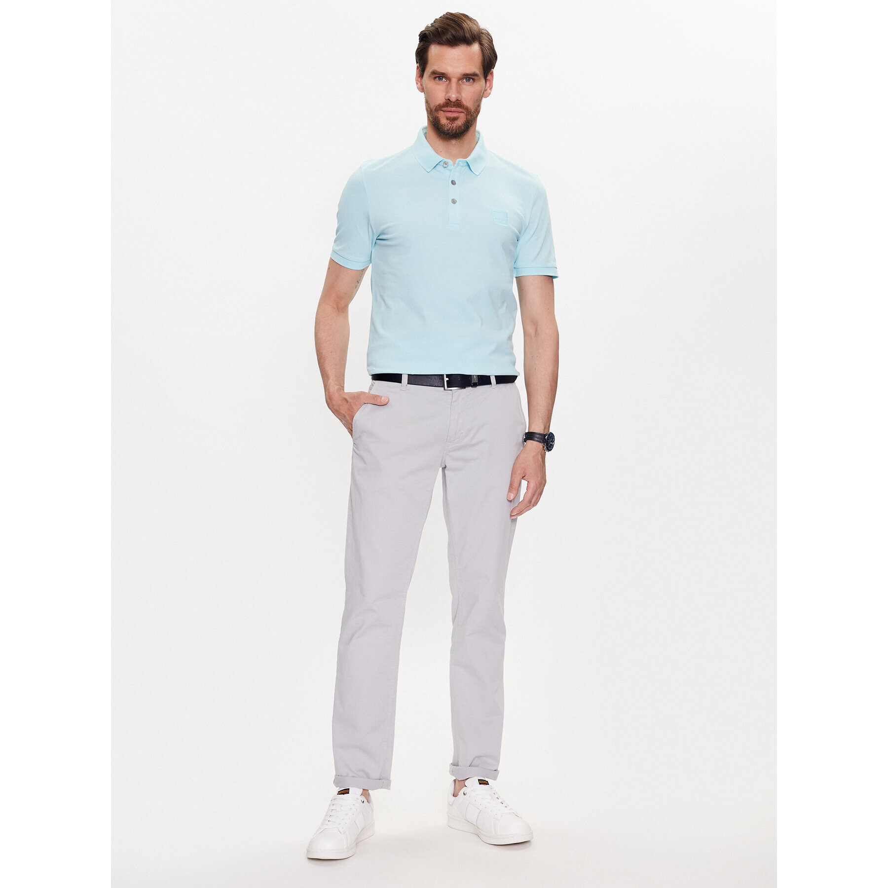 Boss Polokošile 50472668 Modrá Slim Fit - Pepit.cz