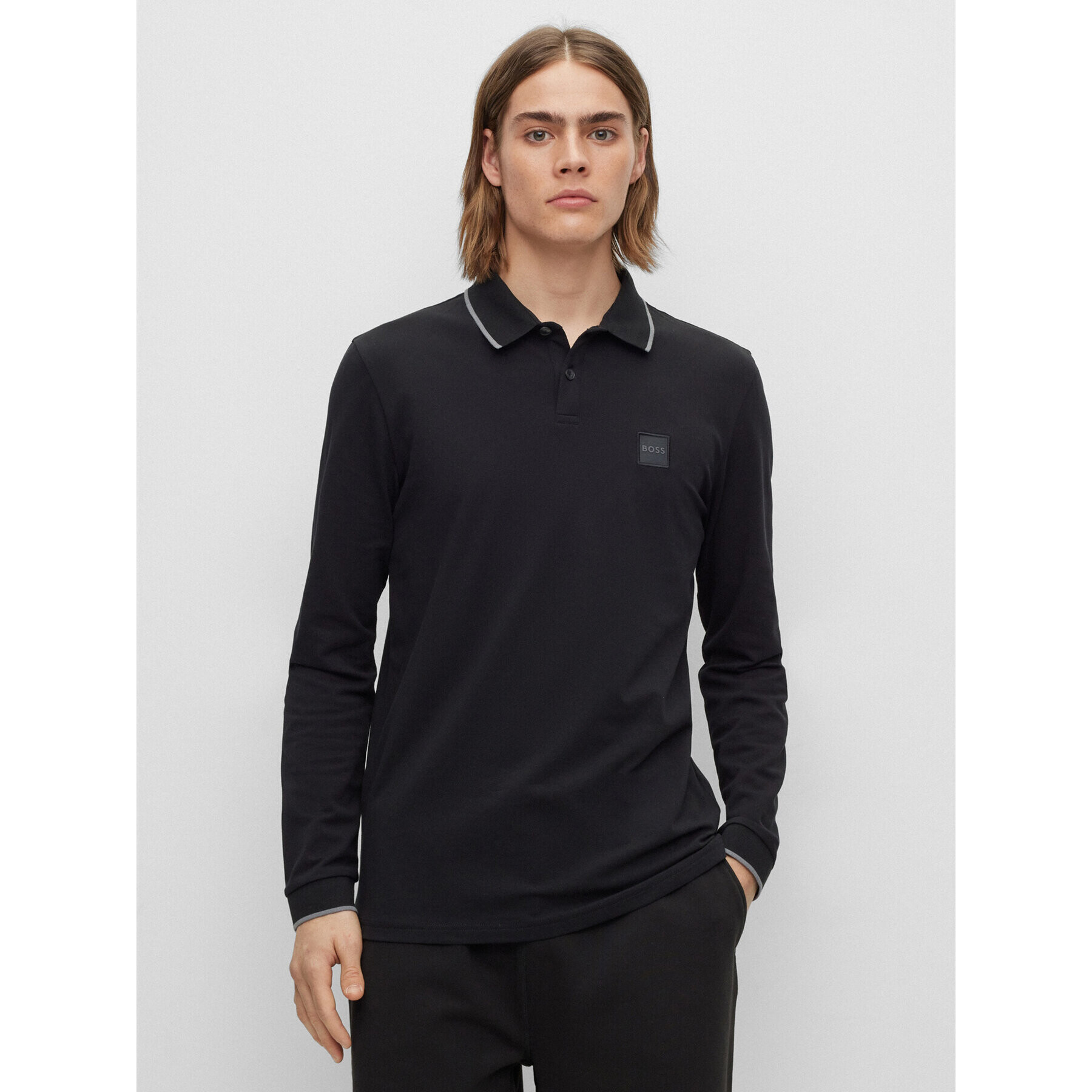 Boss Polokošile 50484860 Černá Regular Fit - Pepit.cz