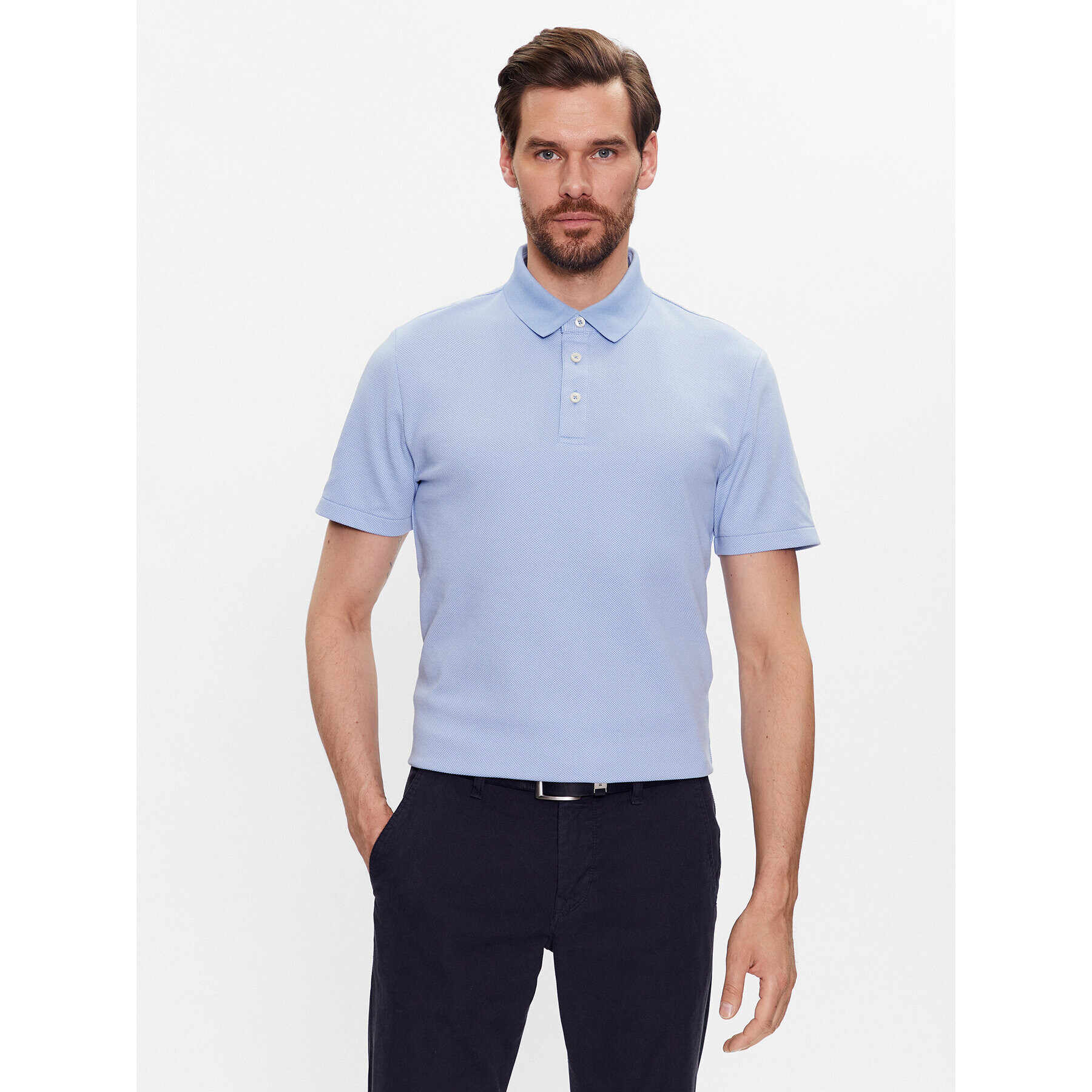 Boss Polokošile 50486175 Modrá Slim Fit - Pepit.cz