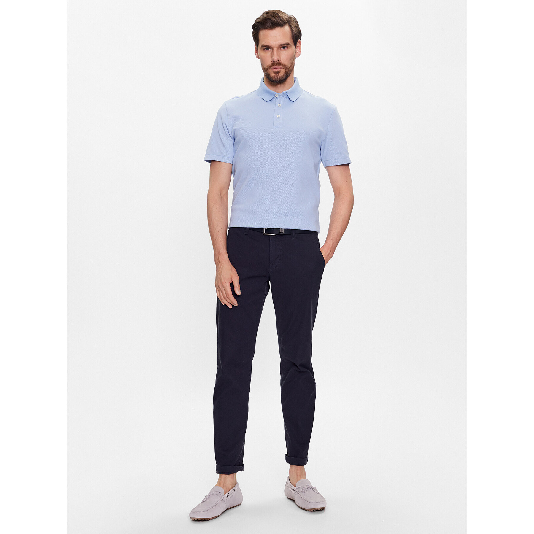 Boss Polokošile 50486175 Modrá Slim Fit - Pepit.cz