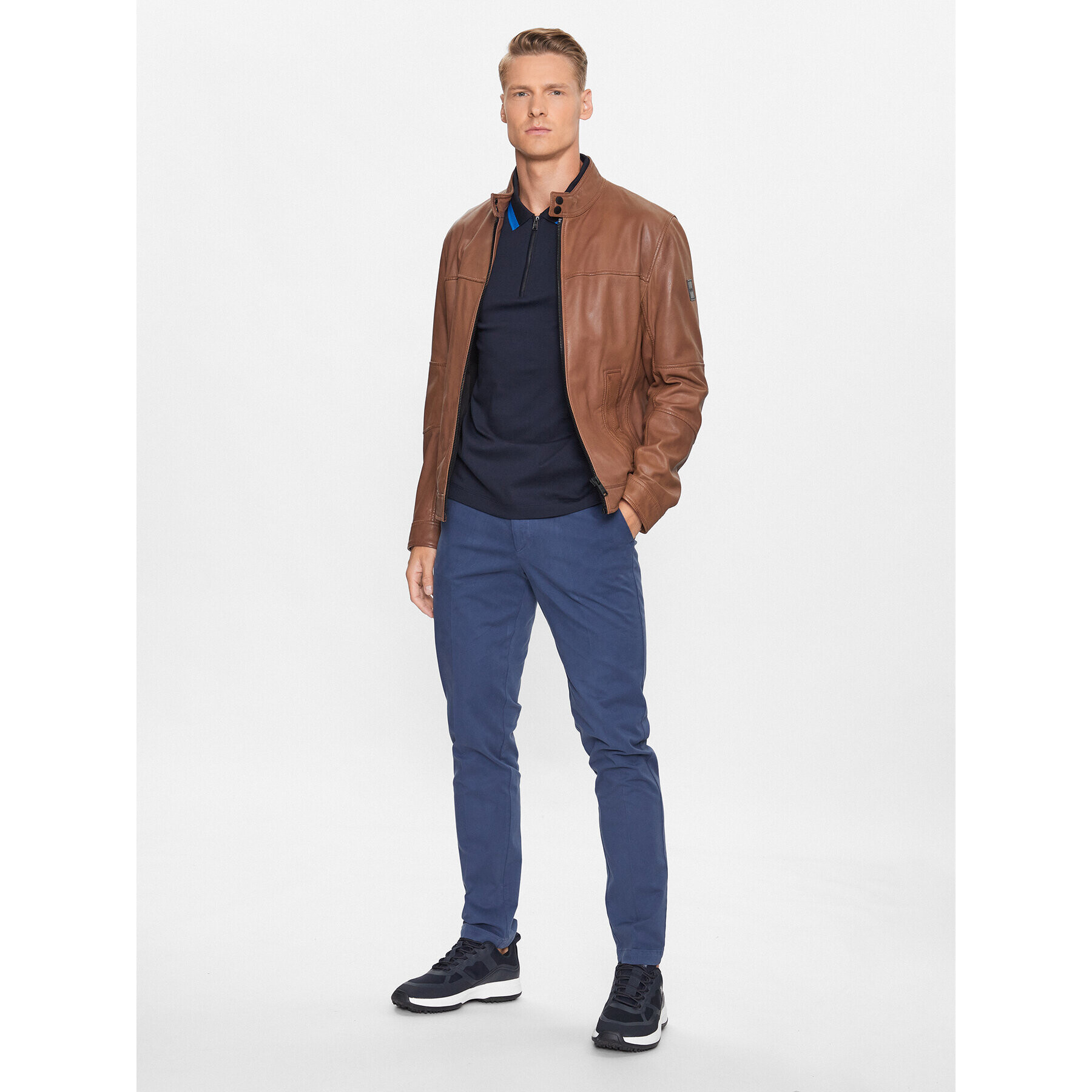 Boss Polokošile 50494662 Tmavomodrá Slim Fit - Pepit.cz