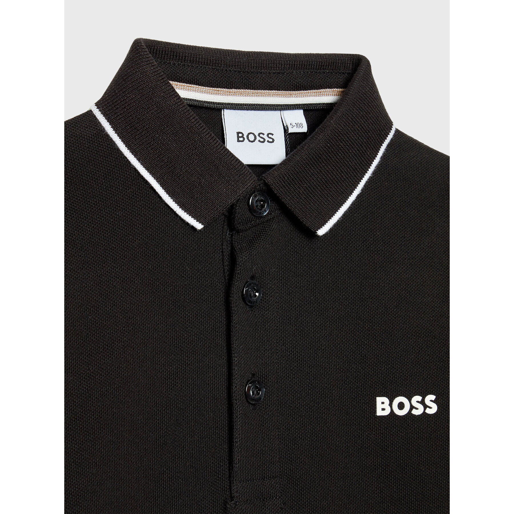 Boss Polokošile J25M34 D Černá Regular Fit - Pepit.cz