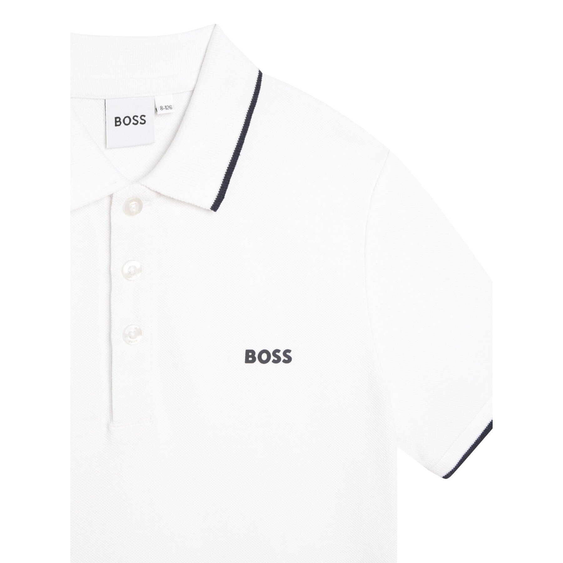 Boss Polokošile J25P26 D Bílá Regular Fit - Pepit.cz