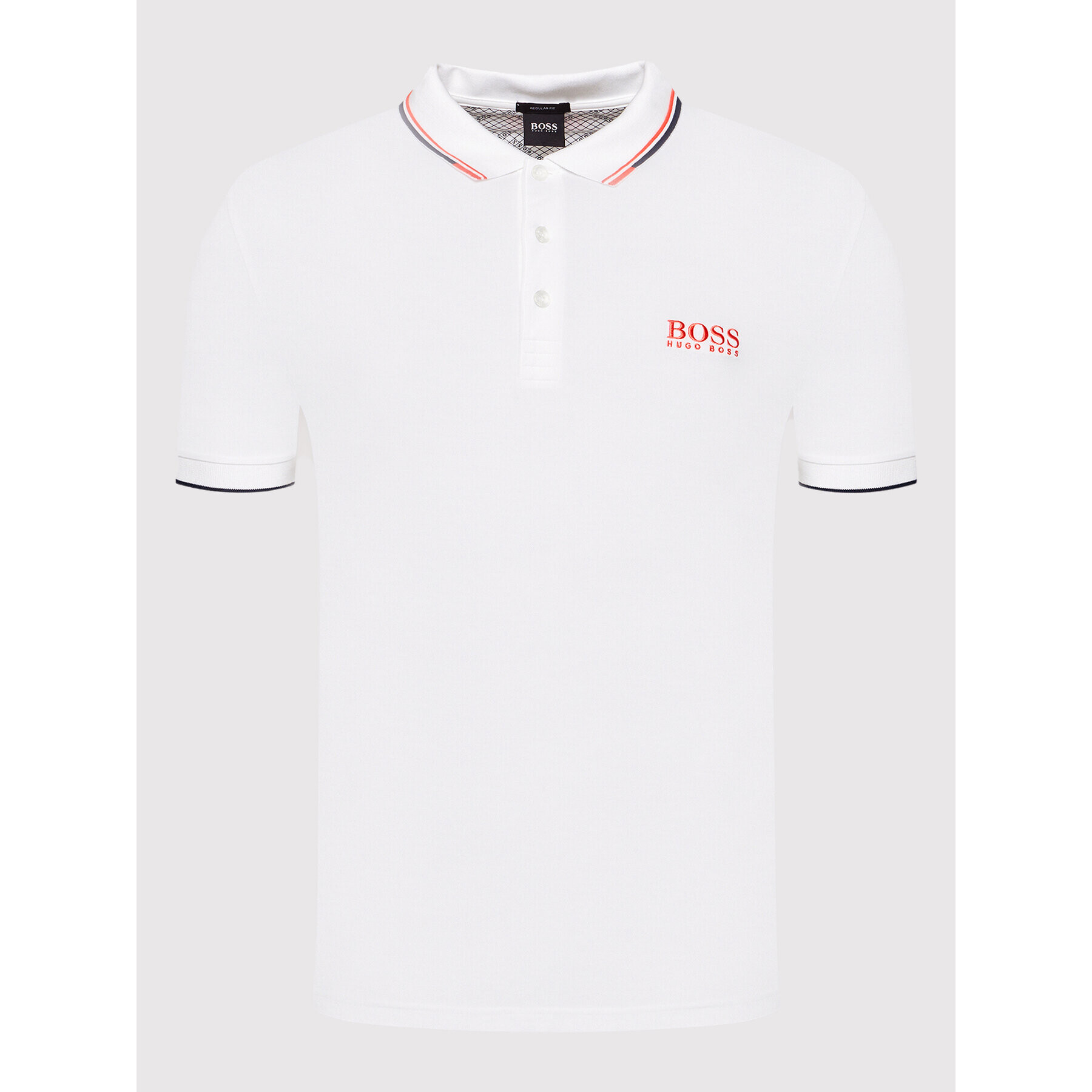 Boss Polokošile Paddy 50430796 Bílá Regular Fit - Pepit.cz