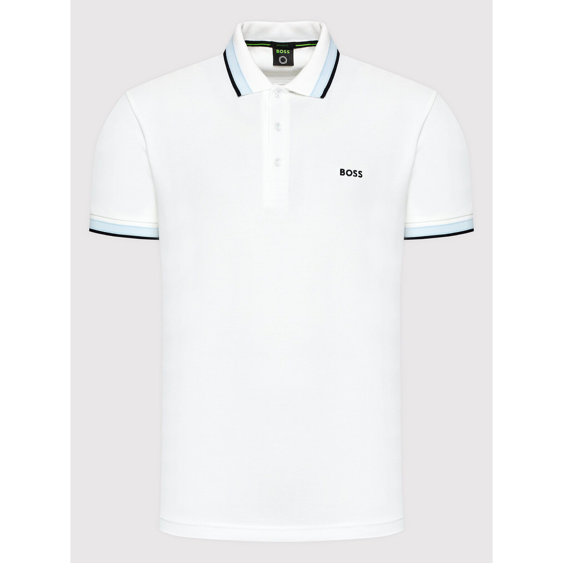 Boss Polokošile Paddy 50468983 Bílá Regular Fit - Pepit.cz