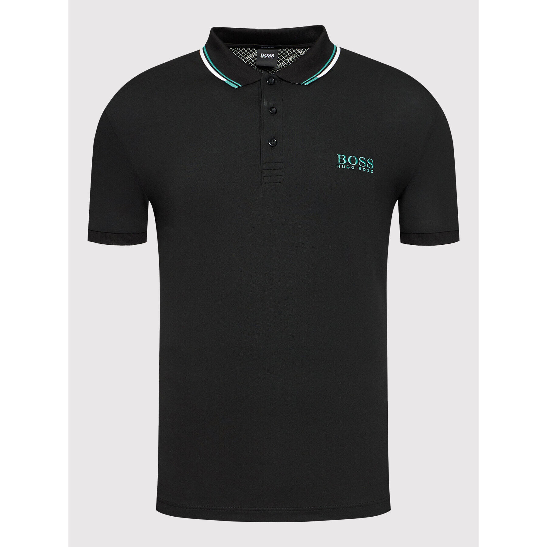 Boss Polokošile Paddy Pro 50430796 Černá Regular Fit - Pepit.cz