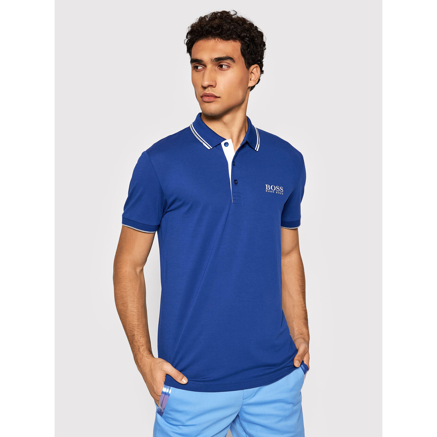 Boss Polokošile Paddy Pro 50430796 Tmavomodrá Regular Fit - Pepit.cz