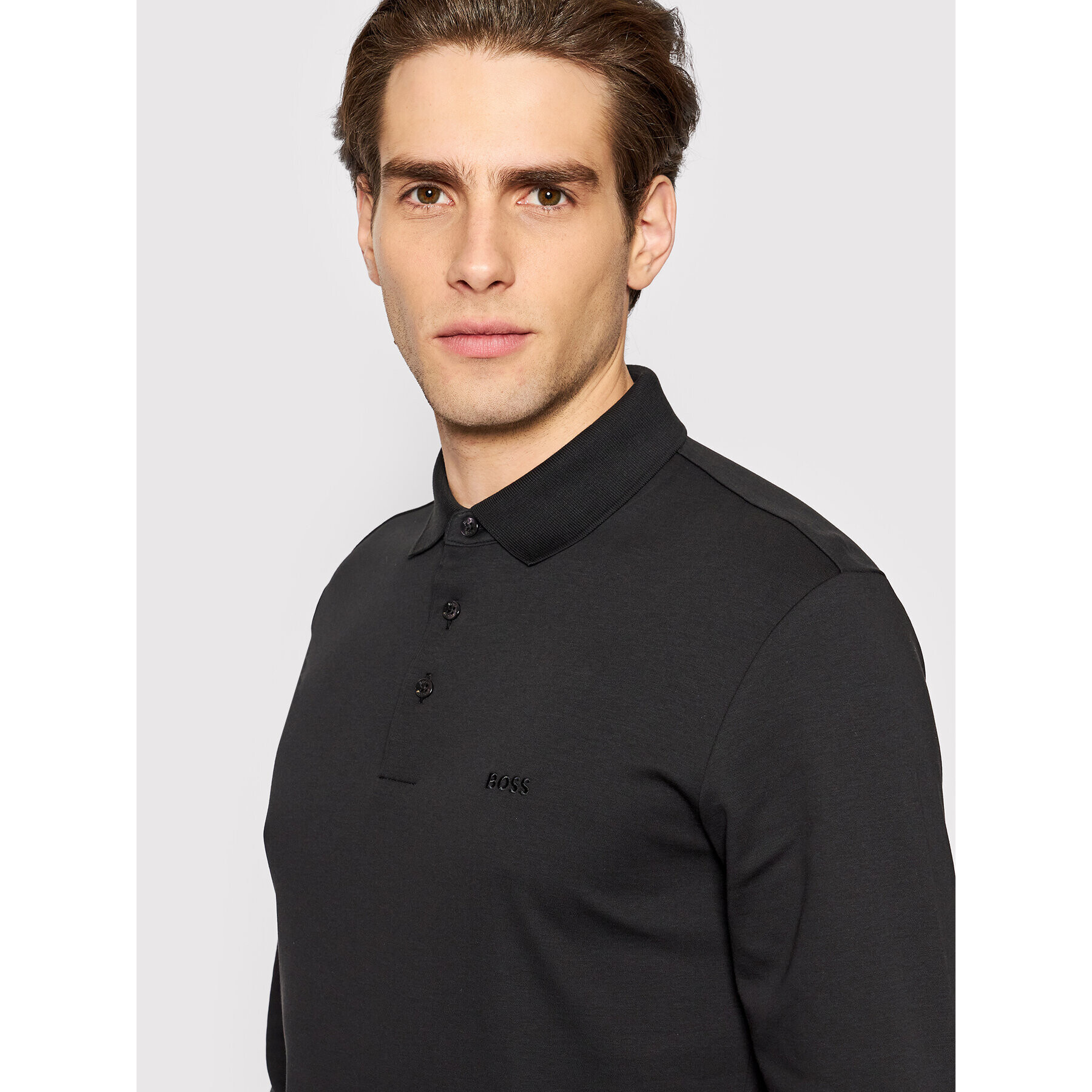 Boss Polokošile Pado 30 50468392 Černá Regular Fit - Pepit.cz