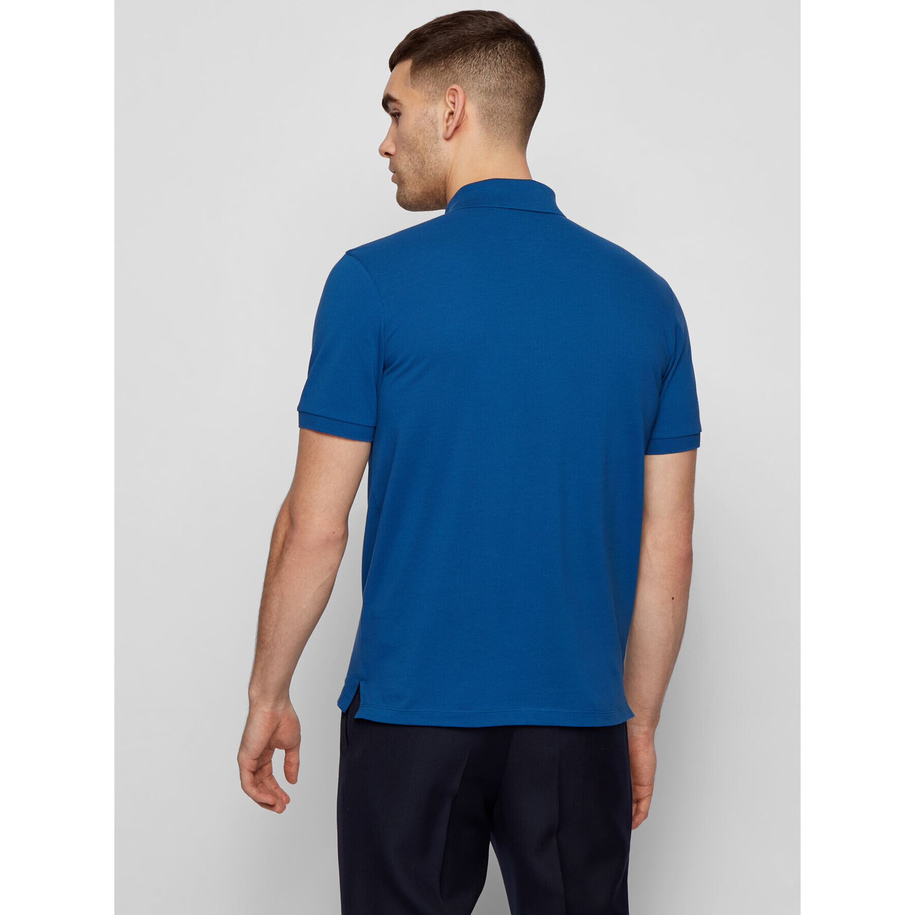 Boss Polokošile Pallas 50425985 Modrá Regular Fit - Pepit.cz