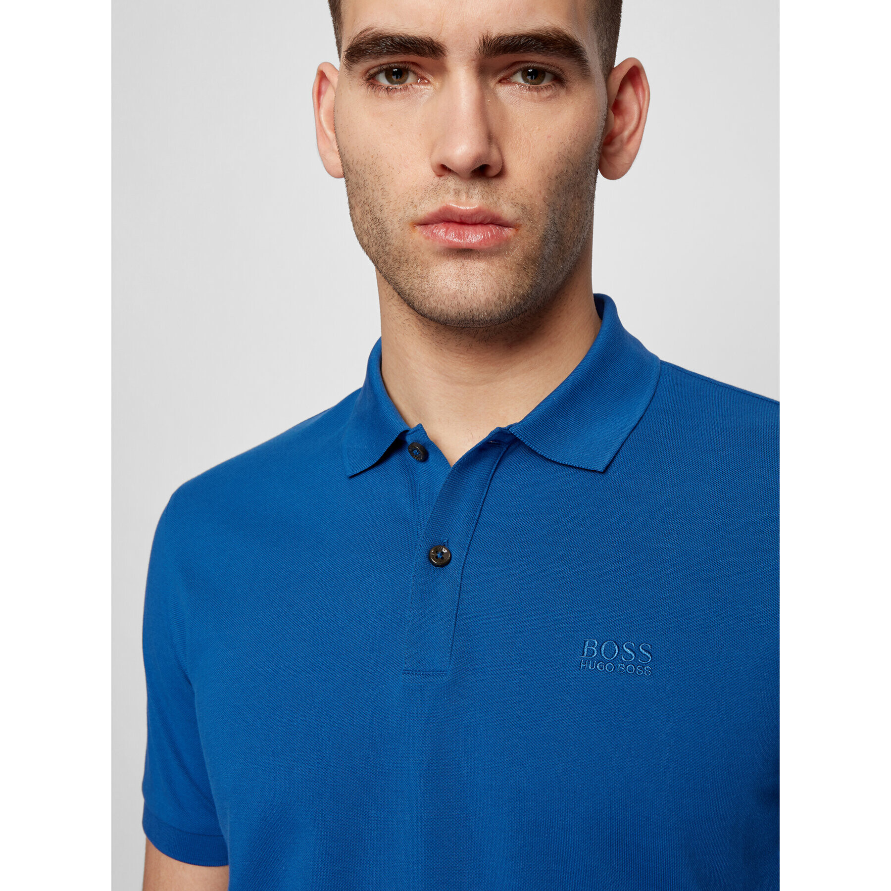 Boss Polokošile Pallas 50425985 Modrá Regular Fit - Pepit.cz