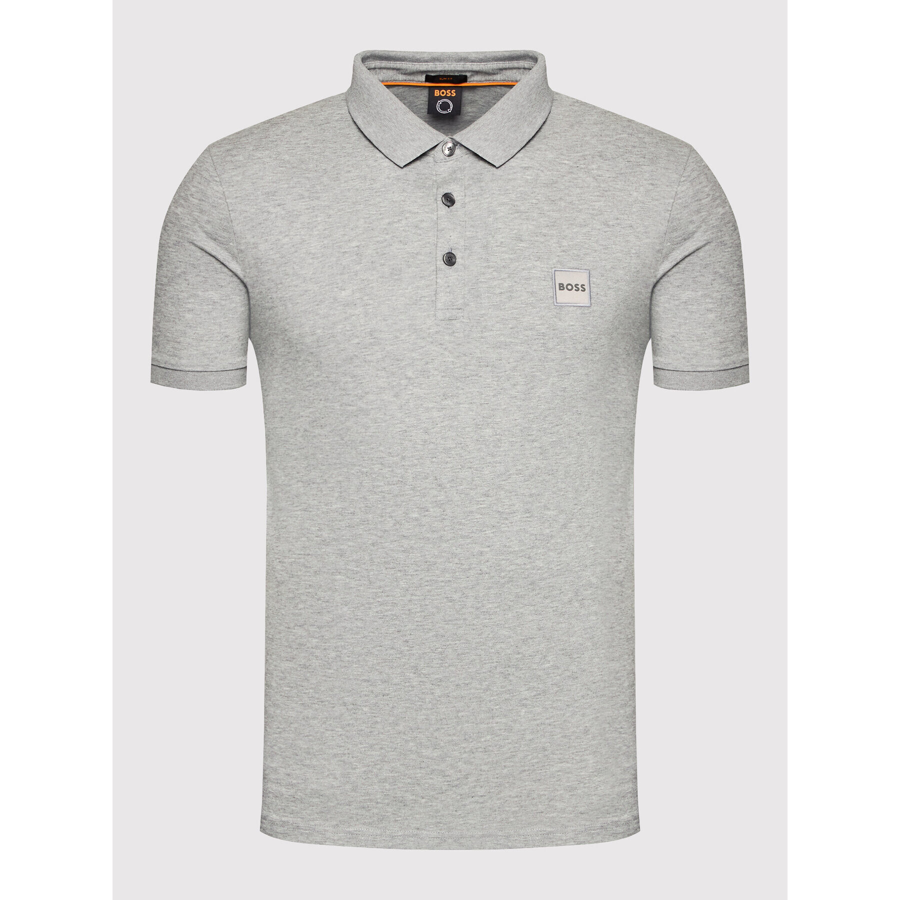 Boss Polokošile Passenger 50472668 Šedá Slim Fit - Pepit.cz