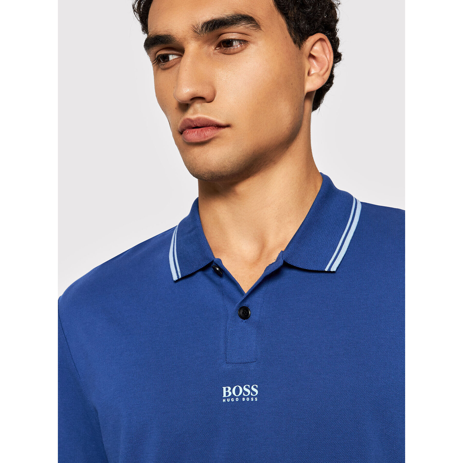 Boss Polokošile Pchup 1 50449367 Modrá Regular Fit - Pepit.cz