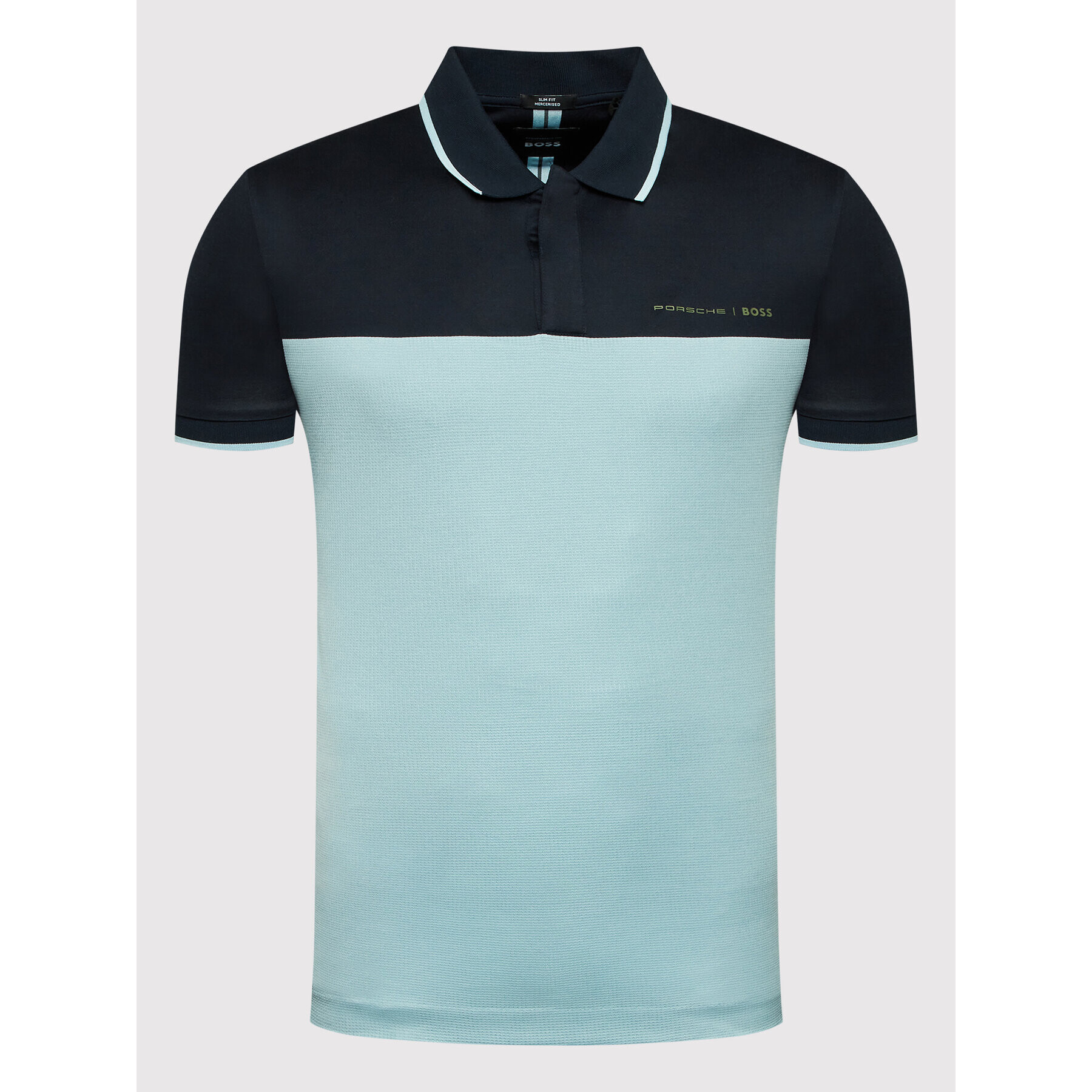 Boss Polokošile PORSCHE Phillipson 160_Ps 50466070 Modrá Slim Fit - Pepit.cz