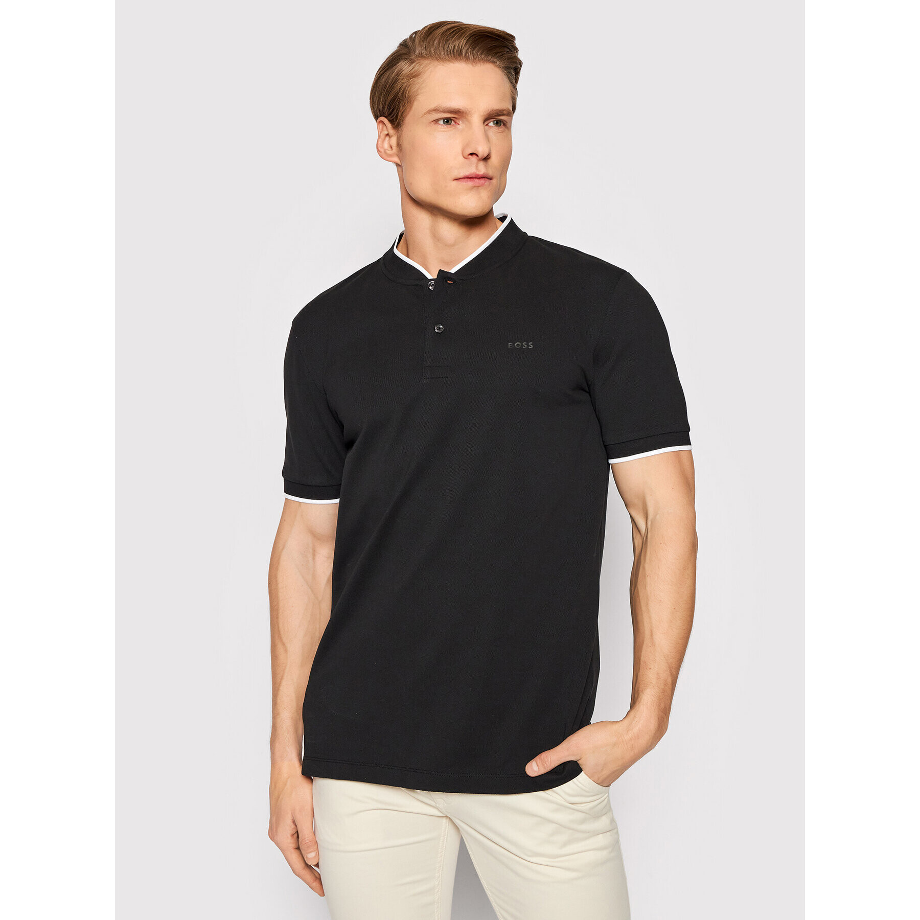 Boss Polokošile Pratt 145 50467139 Černá Regular Fit - Pepit.cz