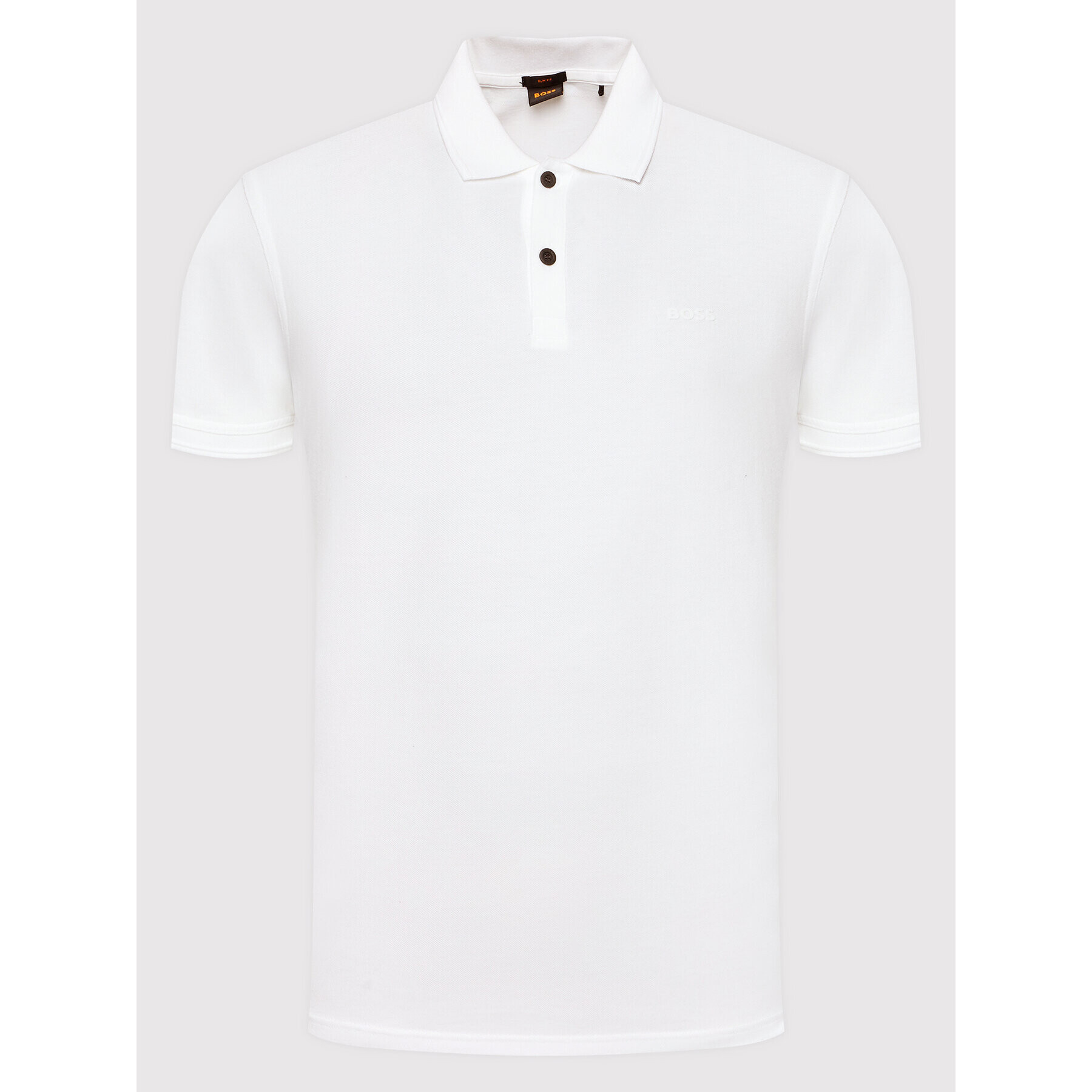 Boss Polokošile Prime 50468576 Bílá Regular Fit - Pepit.cz