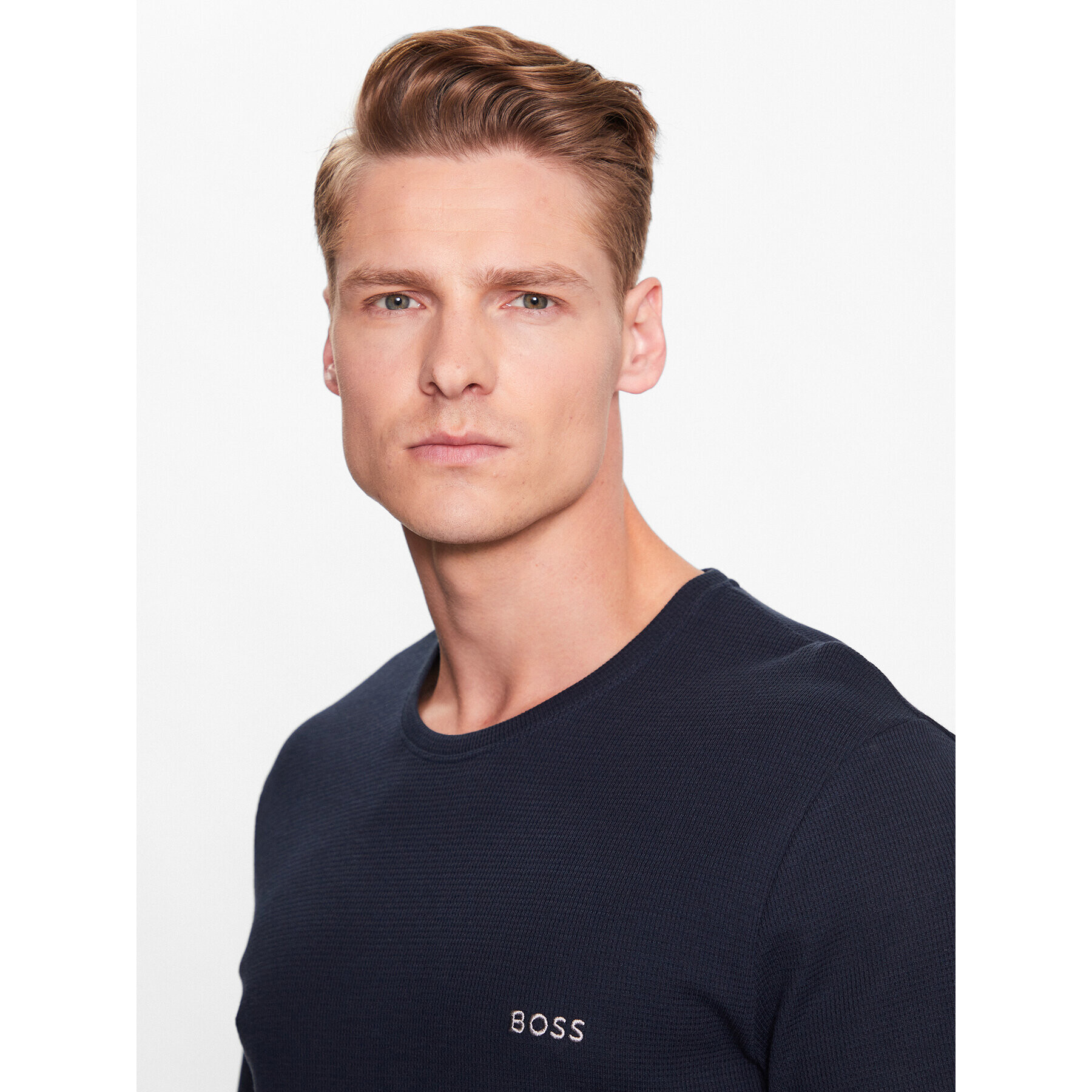 Boss Pyžamový top 50480834 Tmavomodrá Regular Fit - Pepit.cz