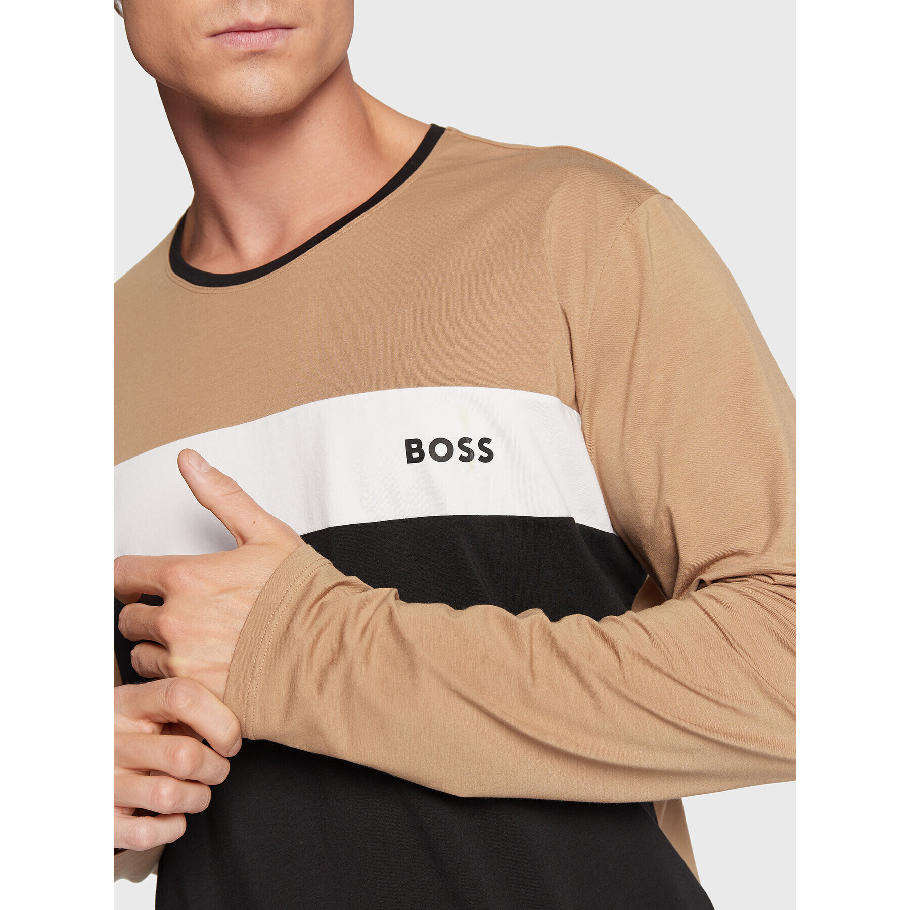 Boss Pyžamový top Balance 50479293 Barevná Regular Fit - Pepit.cz