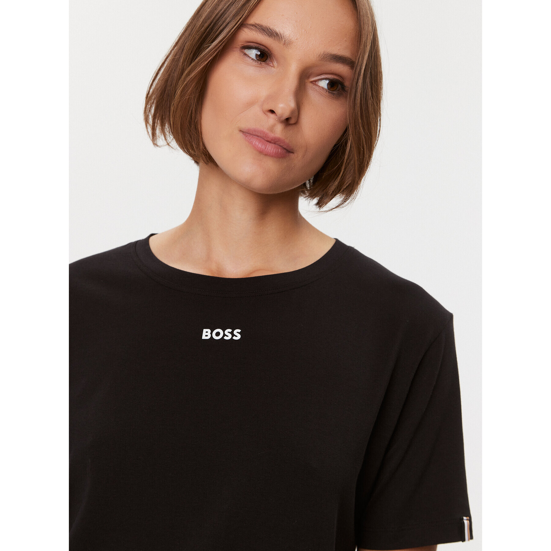 Boss Pyžamový top Cl 50500326 Černá Regular Fit - Pepit.cz