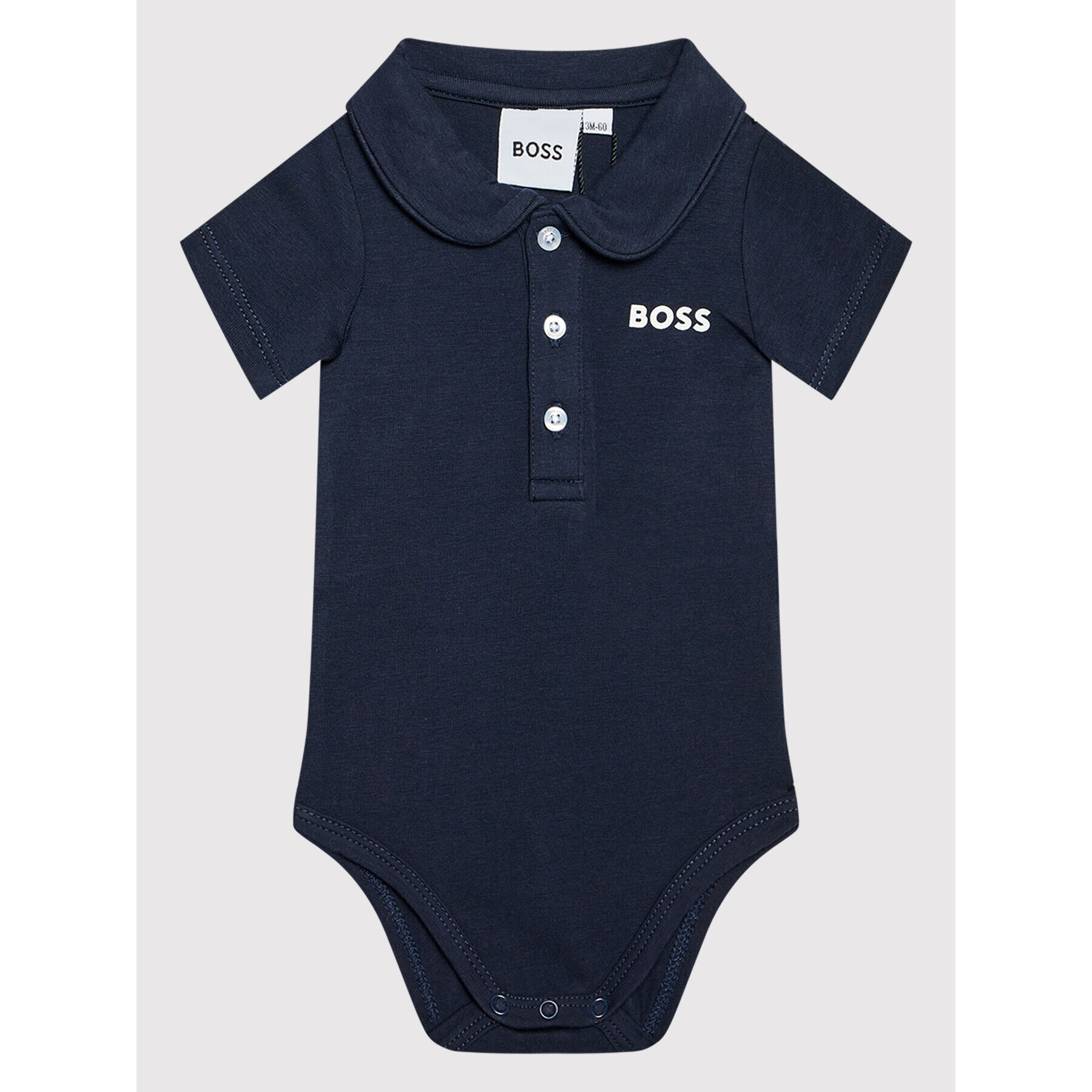 Boss Sada 2 kusů dětského body J98363 Tmavomodrá Regular Fit - Pepit.cz