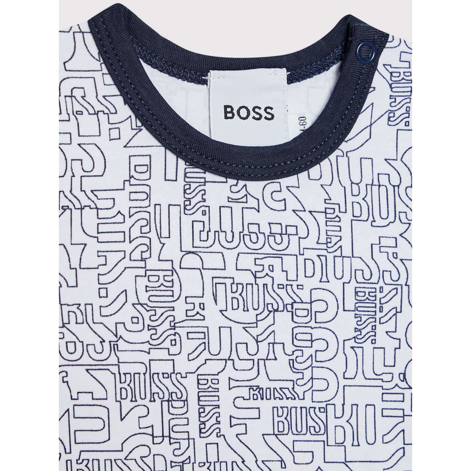 Boss Sada 2 kusů dětského body J98363 Tmavomodrá Regular Fit - Pepit.cz