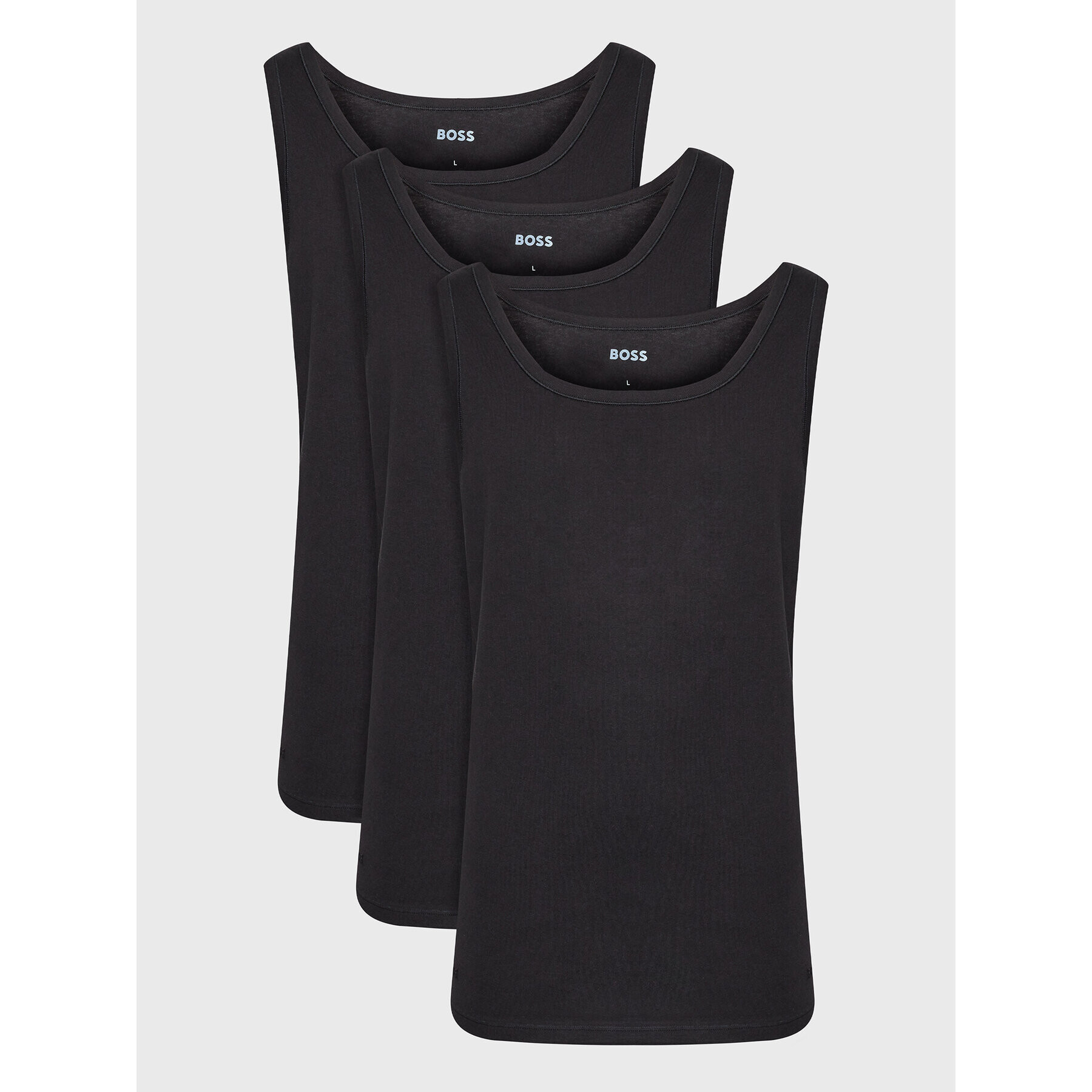 Boss Sada 3 kusů tank topů 50475278 Černá Regular Fit - Pepit.cz